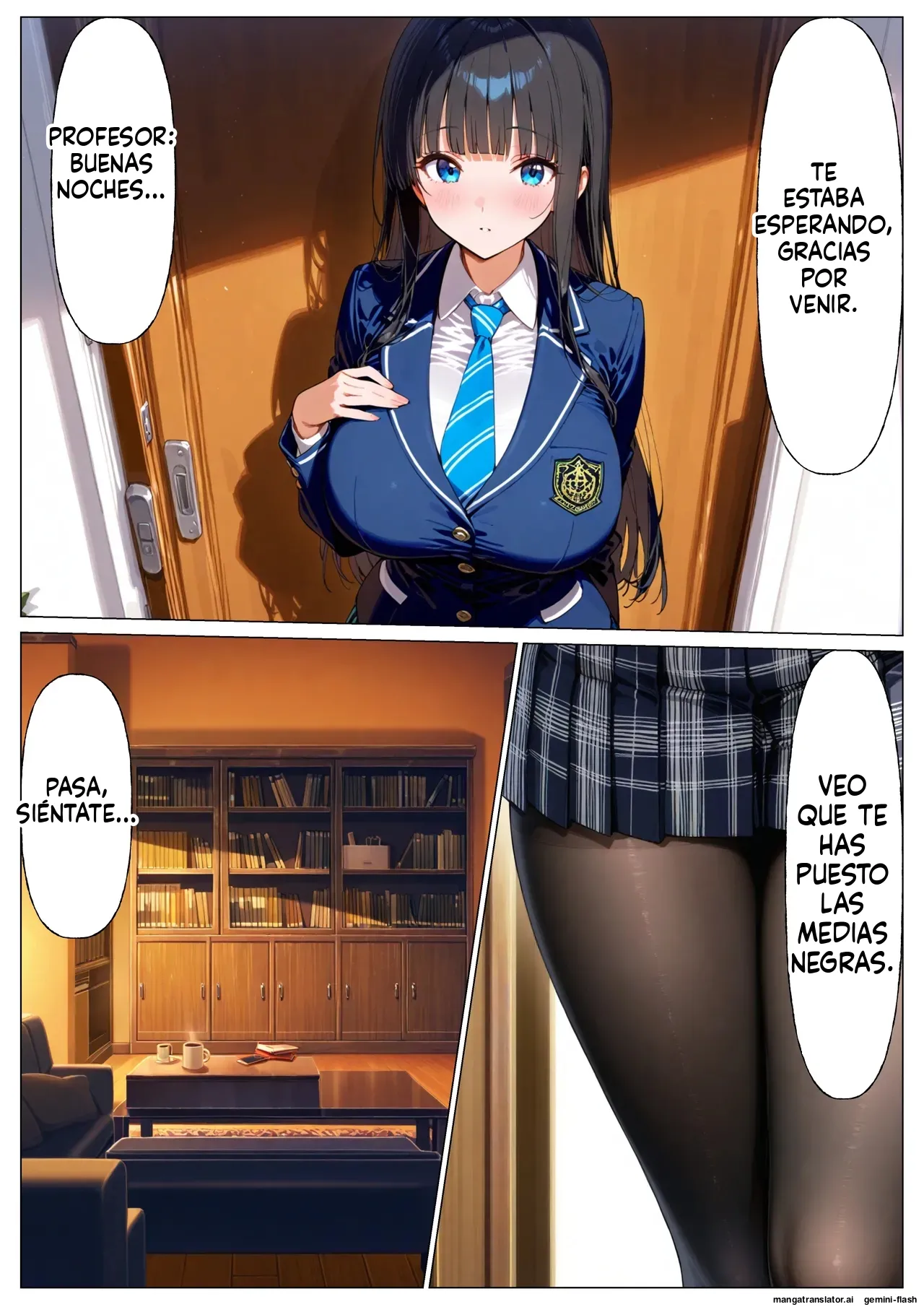 [Yuiyui House] Kimi wa Boku no Mono ~ JK Saimin Keikaku | Eres mía: el plan de hipnosis para la colegiala  [Spanish] [MTL]  [AI Generated] 26eme image