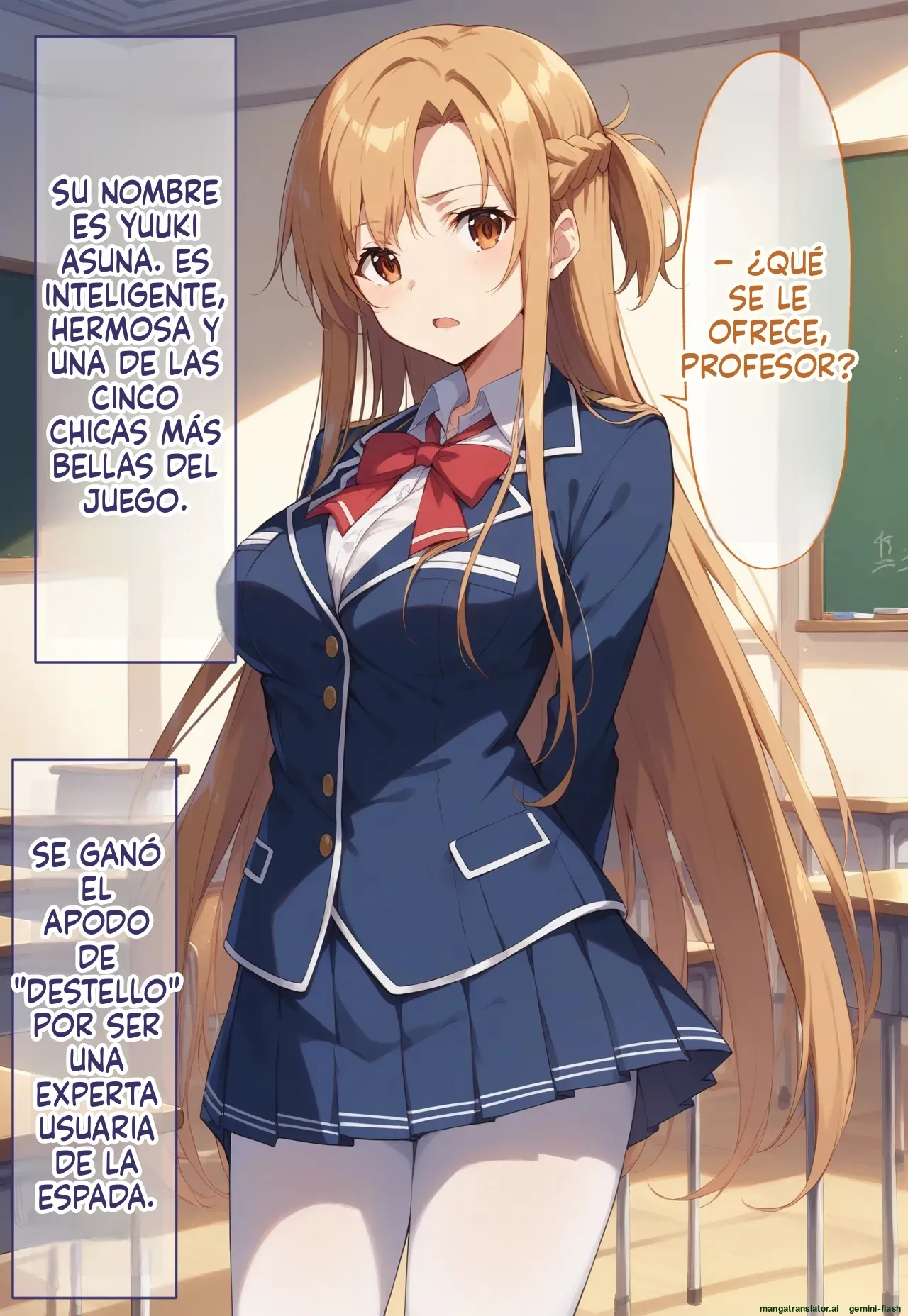 Kikan Mono Gakuen No Kyonyū Konbi Ga cuii Ojisan Ni Netora Re yun Masa Reru Hanashi (Spanish) MTL 图片编号 5