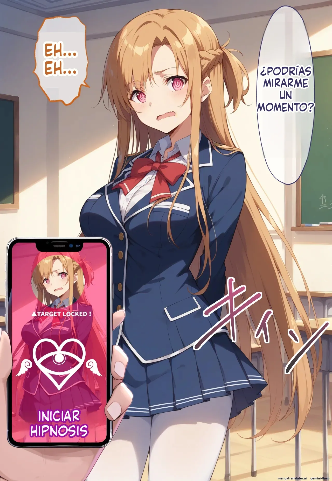 Kikan Mono Gakuen No Kyonyū Konbi Ga cuii Ojisan Ni Netora Re yun Masa Reru Hanashi (Spanish) MTL 图片编号 7