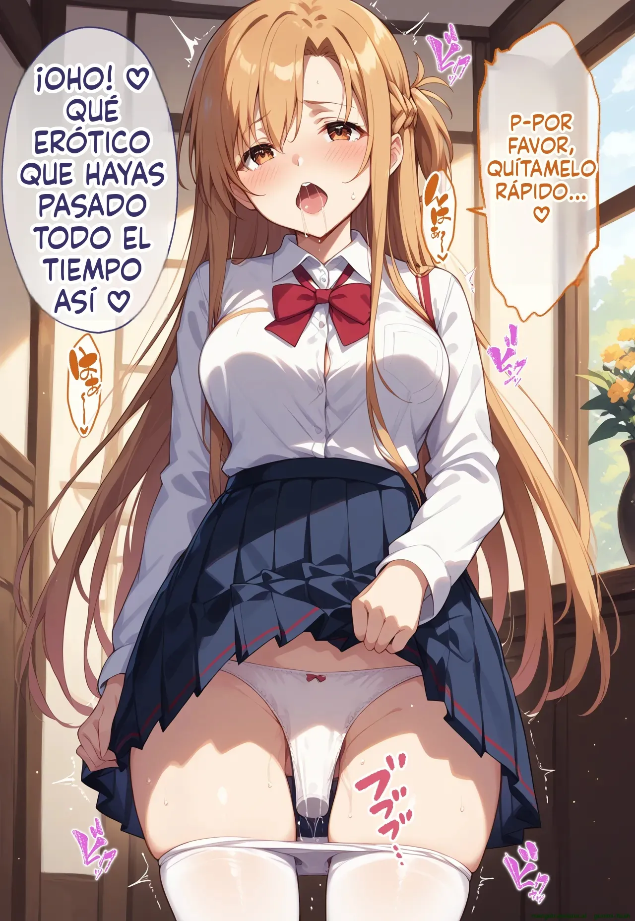 Kikan Mono Gakuen No Kyonyū Konbi Ga cuii Ojisan Ni Netora Re yun Masa Reru Hanashi (Spanish) MTL 图片编号 66