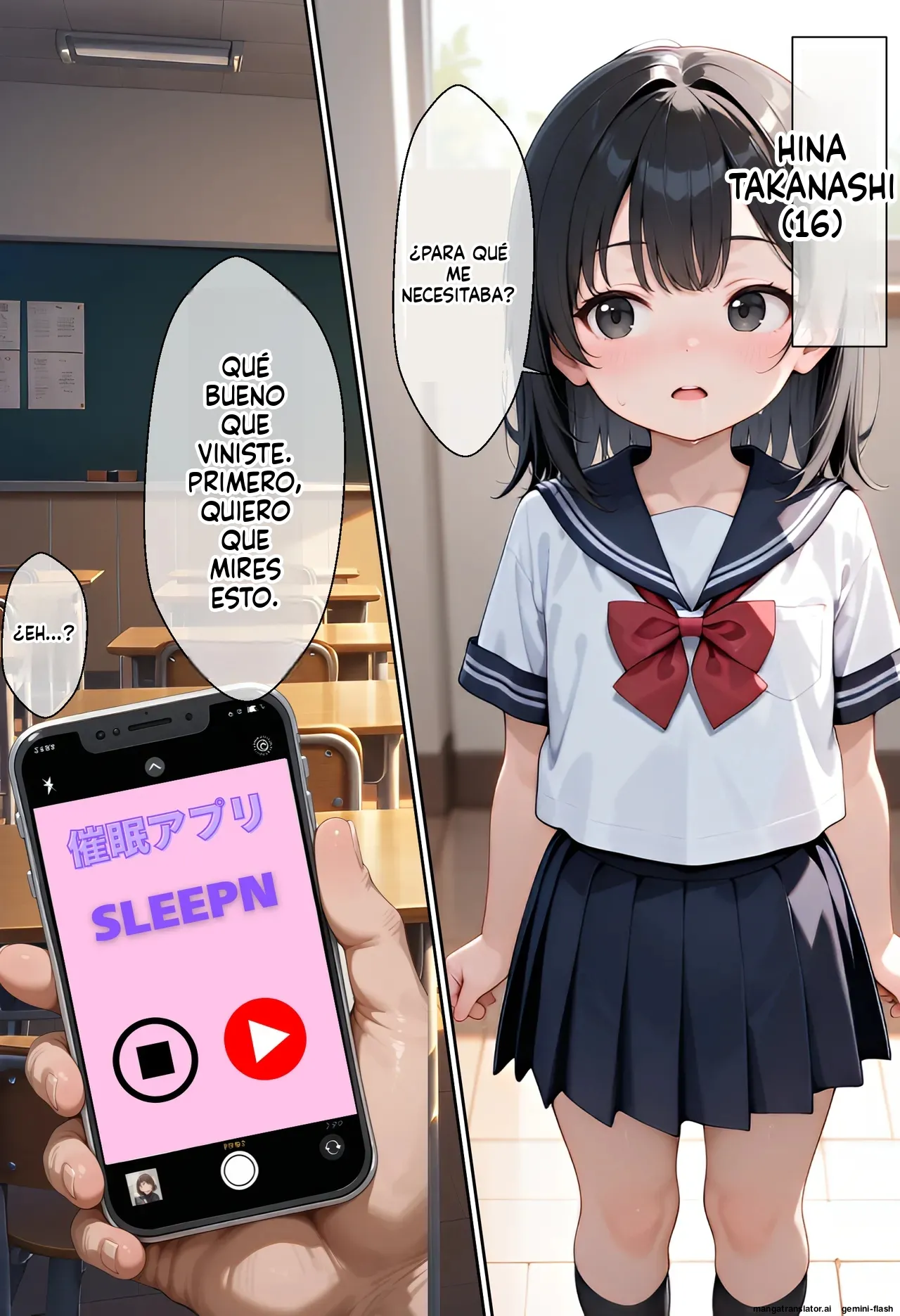 Toaru Joshikousei ga Kimodebu Kyoushi ni Tanetsuke Sarete Heiwa na Nichijou o Kowasareta Hanashi  Hina Hen (Spanish) (MTL) 图片编号 3