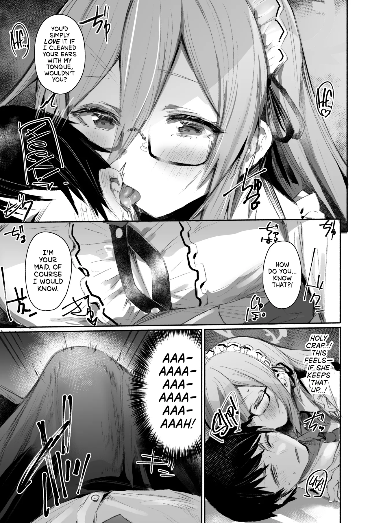 [Rev3 (Monchan rev3)] Extra Service Shuujitsu Mitchaku Noukou Houshi | Extra Service: Tender Loving Care, All Day Long (Blue Archive) [English] [head empty] [Digital] image number 6