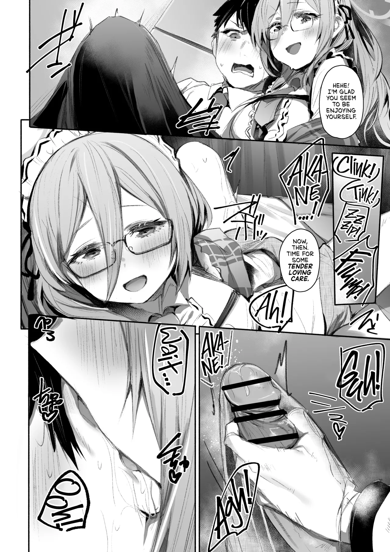 [Rev3 (Monchan rev3)] Extra Service Shuujitsu Mitchaku Noukou Houshi | Extra Service: Tender Loving Care, All Day Long (Blue Archive) [English] [head empty] [Digital] image number 7