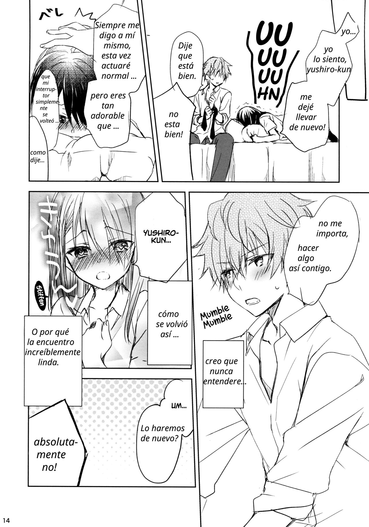 [Kuroneko-kan (Muririn)] I'm yours. [Spanish] [demian H FanSub] [2017-09-17] Bildnummer 14