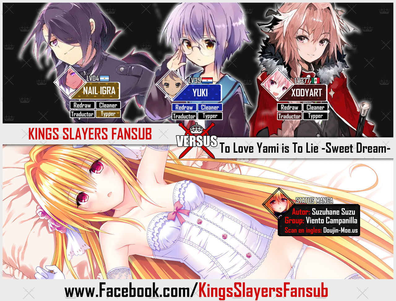 (C86) [viento campanilla (Suzuhane Suzu)] Koisuru Yami wa Uso wo Tsuku ~Sweet Dream~ | To Love Yami is To Lie ~Sweet Dream~ (To LOVE-Ru)  [Spanish] {Kings Slayers Fansub} Bildnummer 1