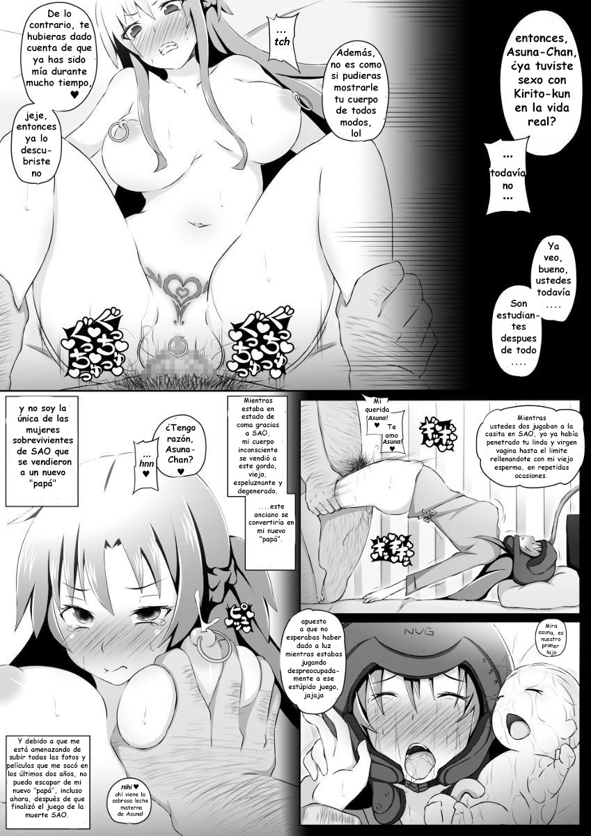 [PAPER HEARTS (Roche)] Saimin Switch NTR Asuna-chan (Sword Art Online) [Spanish] [Dr. Arevix] 图片编号 2