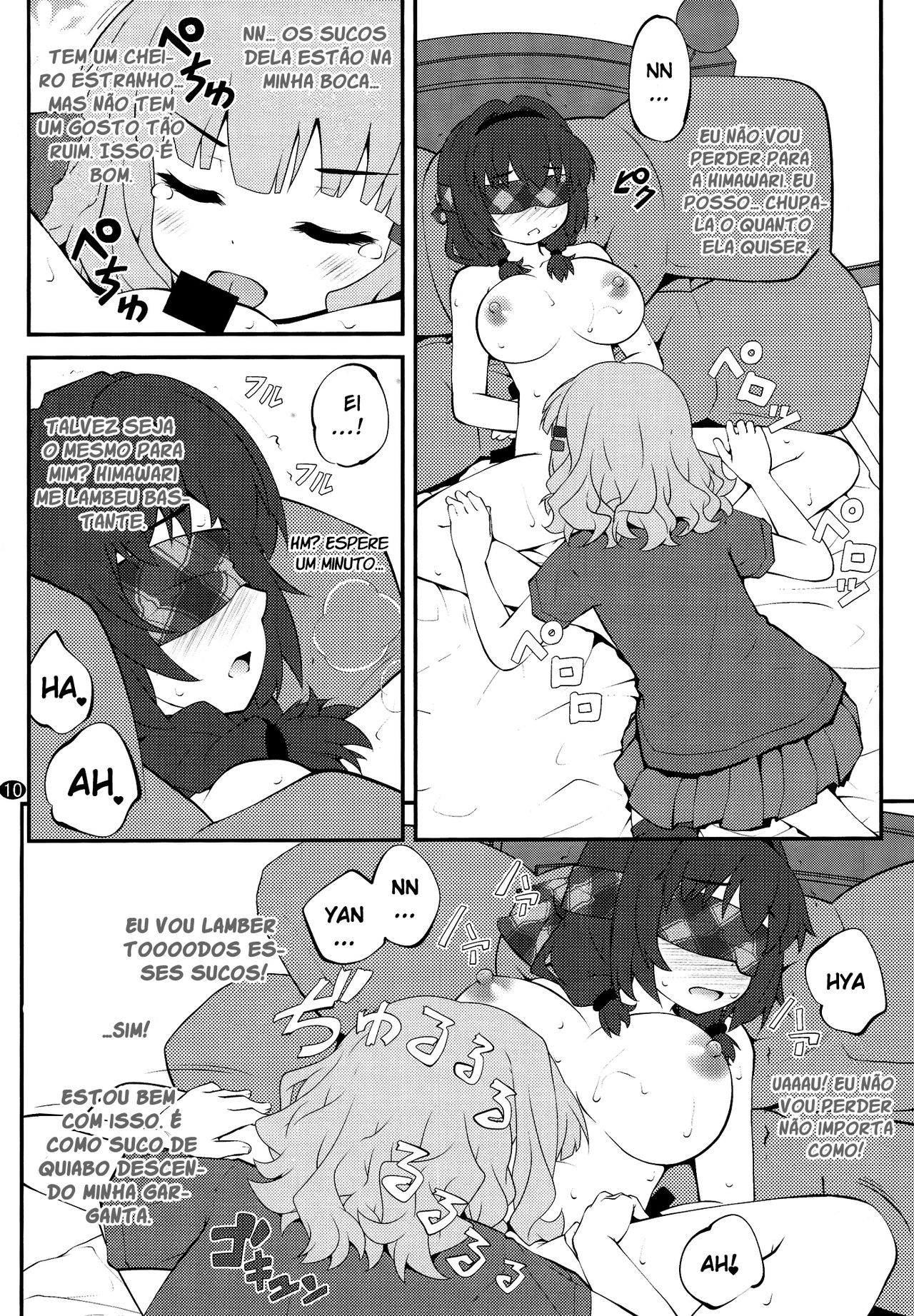 (C91) [Purimomo (Goyac)] Himegoto Flowers 11 | Secret Flowers 11 (YuruYuri) [Portuguese-BR] [S2Yuri] image number 10