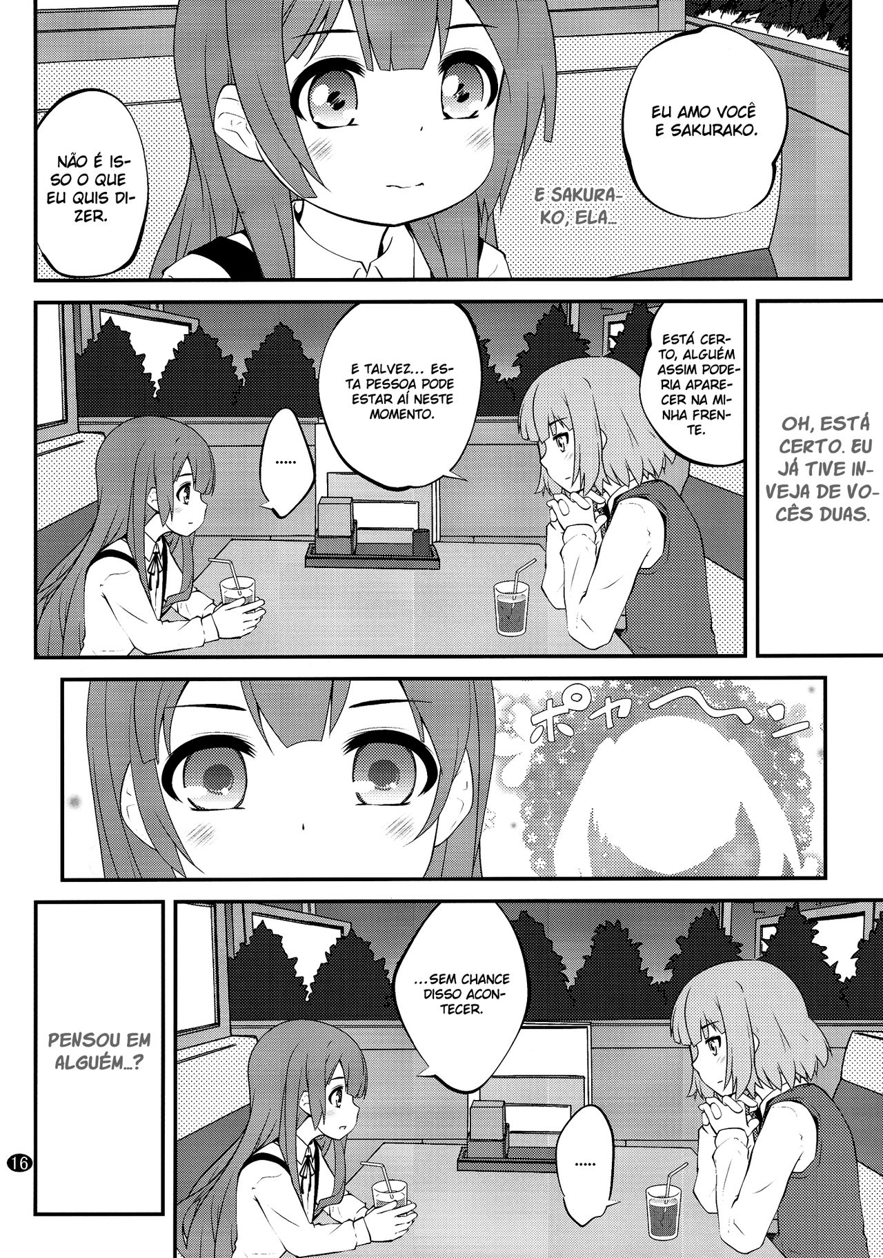 (C91) [Purimomo (Goyac)] Himegoto Flowers 11 | Secret Flowers 11 (YuruYuri) [Portuguese-BR] [S2Yuri] image number 16