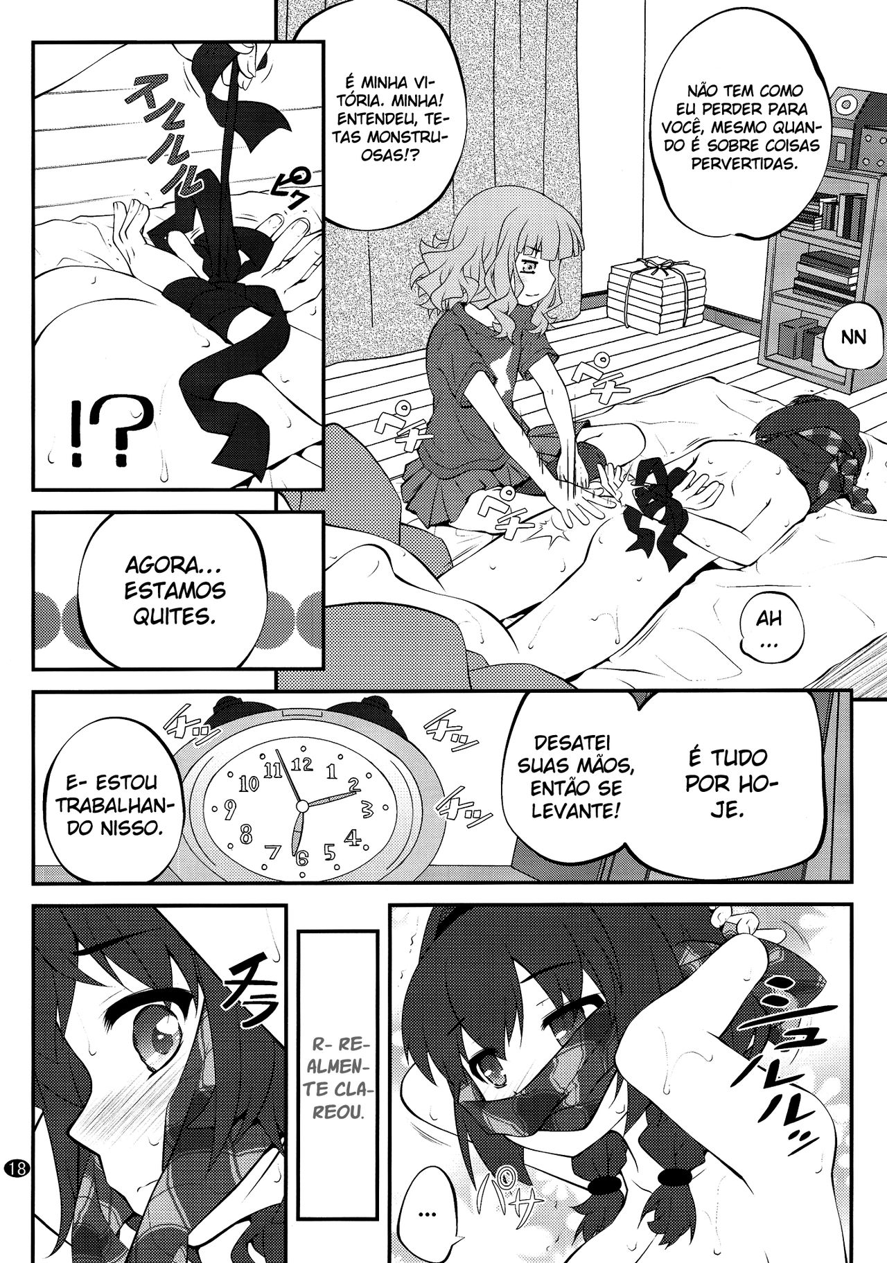 (C91) [Purimomo (Goyac)] Himegoto Flowers 11 | Secret Flowers 11 (YuruYuri) [Portuguese-BR] [S2Yuri] image number 18