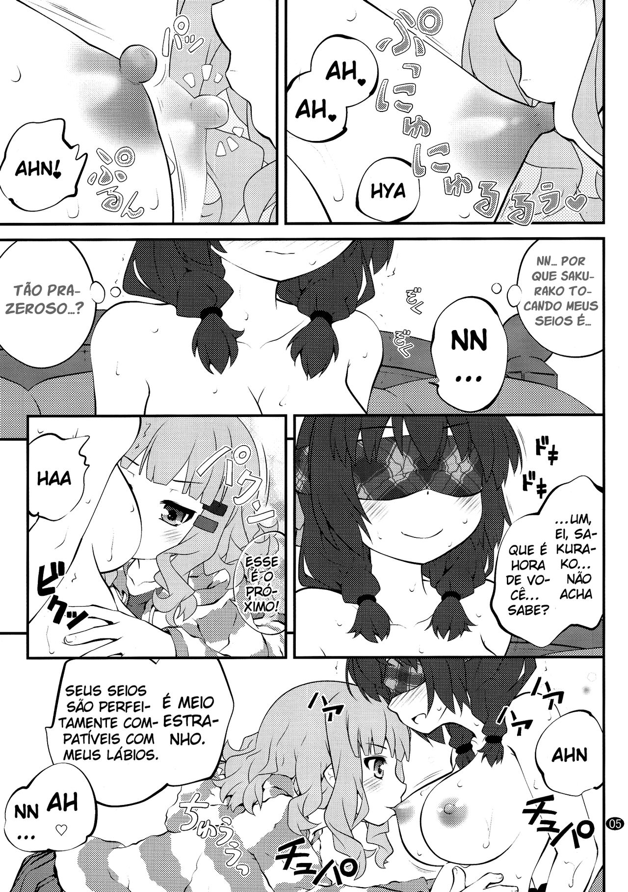 (GirlsLoveFestival 17) [Purimomo (Goyac)] Himegoto Flowers 10 (YuruYuri) [Portuguese-BR] [S2Yuri] image number 5