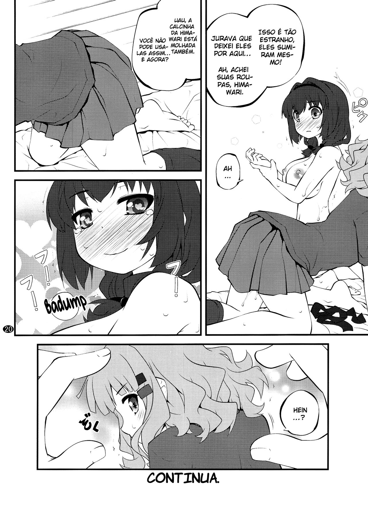 (GirlsLoveFestival 17) [Purimomo (Goyac)] Himegoto Flowers 10 (YuruYuri) [Portuguese-BR] [S2Yuri] image number 20