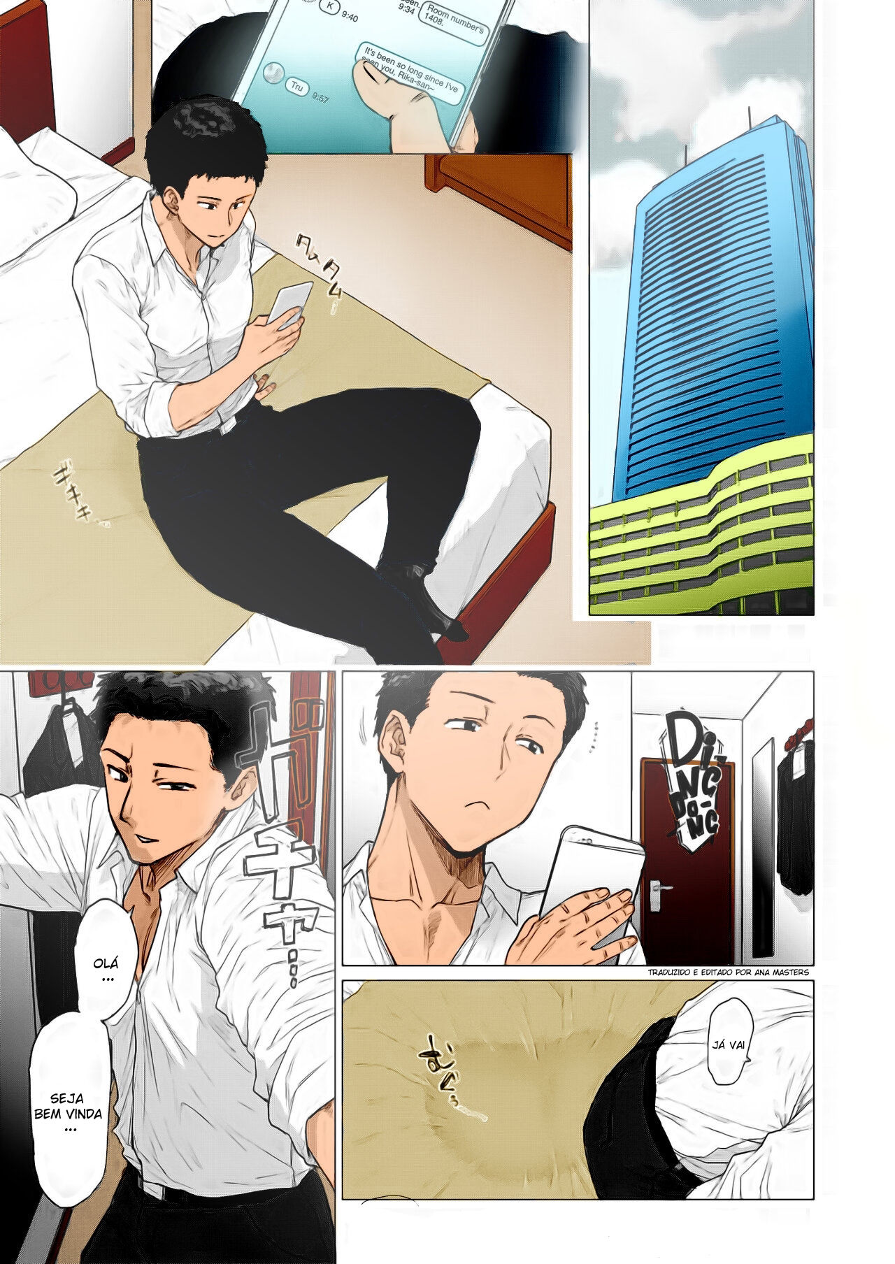 [Fetishism Pocket (Etuzan Jakusui)] Oku-san wa Seiteiru (Tonikaku Midara na Hitozuma Goudou) [Portuguese-BR] [Colorized] [Decensored] [Digital] 图片编号 1