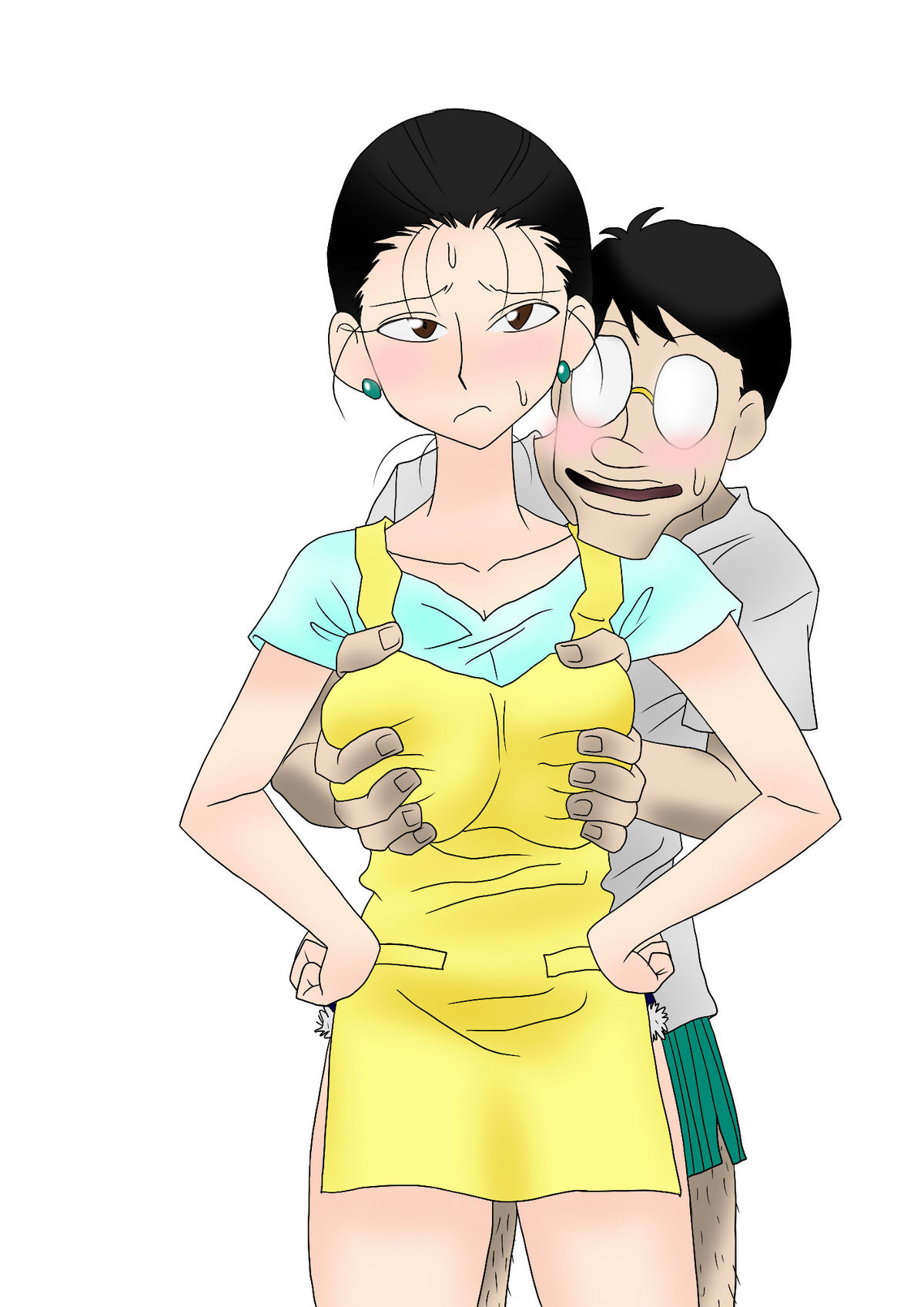 [Freehand Tamashii] Mama o Netoruze! [Russian] [Nik and Leri] 图片编号 1