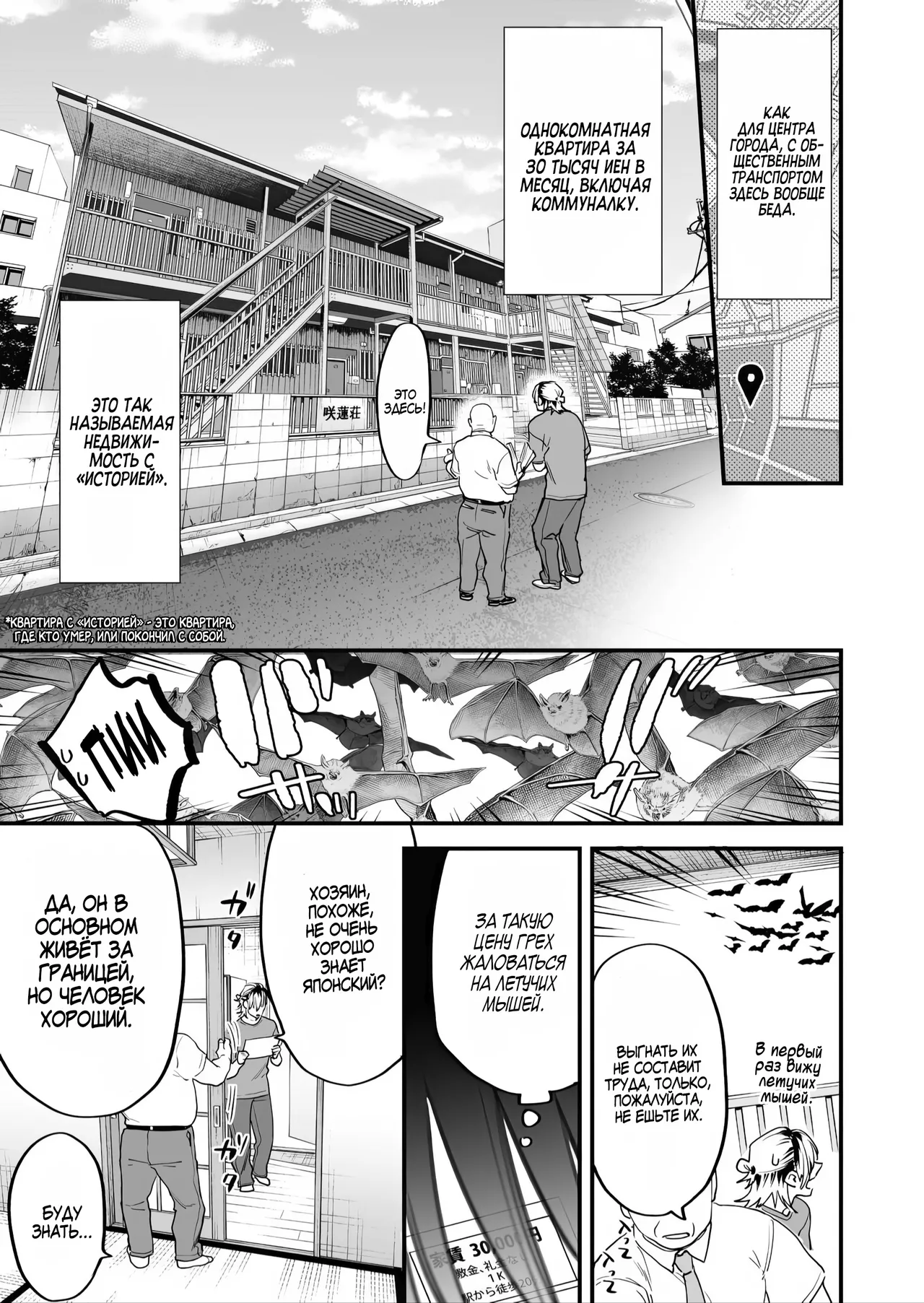 [Mushaburu (Musha Sabu)] 1K 3-man Manko-tsuki Bukken - 203 Goushitsu | Однокомнатная квартира за 30 тысяч в месяц [Russian] [Zone] [Digital] 图片编号 2