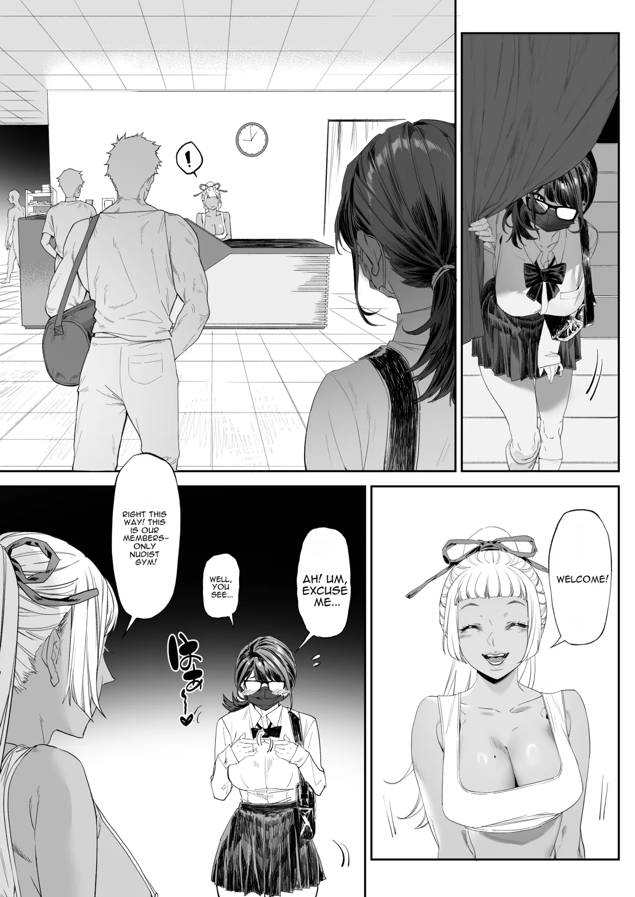 [Mitsutoge Koubou (AWMC / Keinv)] Members-Only Nude Gym - No Clothes Allowed [English][MTL] 图片编号 8