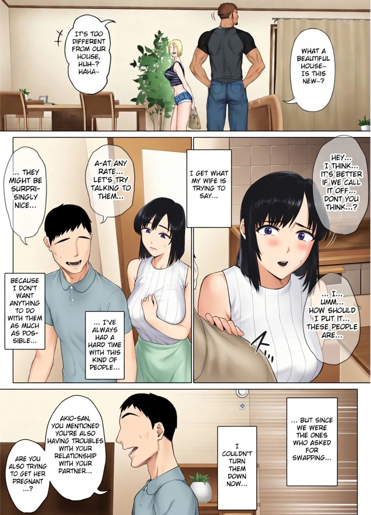 [Mitsumitsu Niku (Hikitogu)] LeveChi na Swapping 1 ~Seiheki ni Mezameru Otto Hen~ [Colored] [Decensored] numero di immagine  17