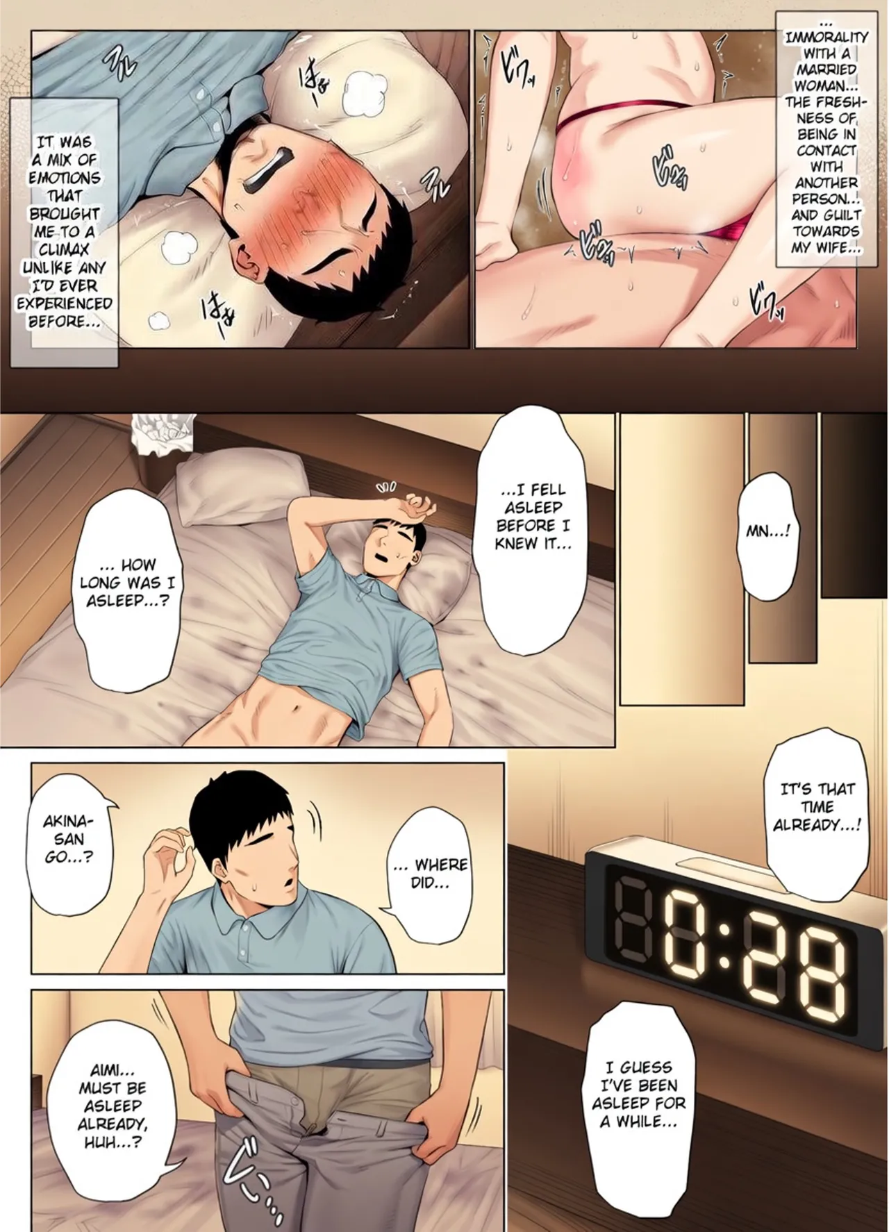 [Mitsumitsu Niku (Hikitogu)] LeveChi na Swapping 1 ~Seiheki ni Mezameru Otto Hen~ [Colored] [Decensored] numero di immagine  32
