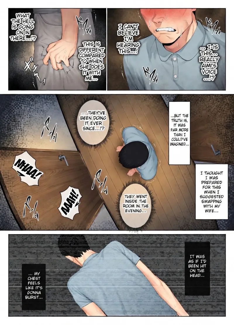 [Mitsumitsu Niku (Hikitogu)] LeveChi na Swapping 1 ~Seiheki ni Mezameru Otto Hen~ [Colored] [Decensored] numero di immagine  35