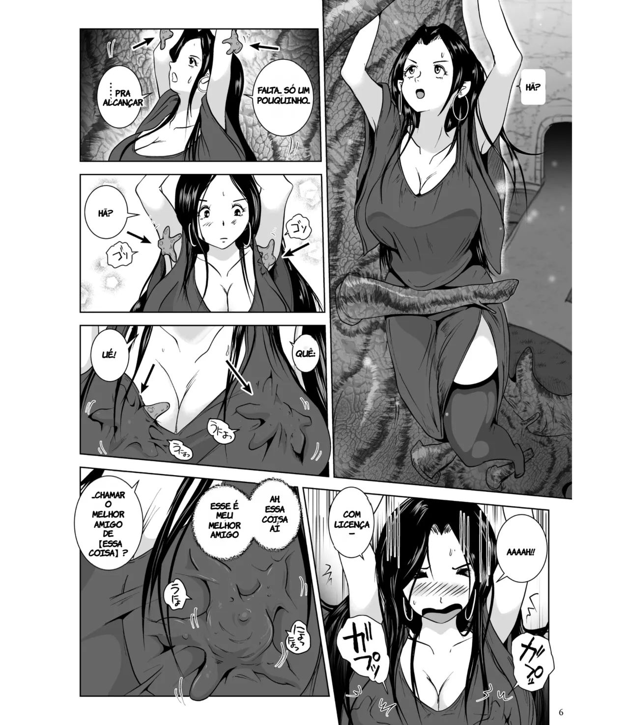 [Erotic Fantasy Larvaturs (Takaishi Fuu)] Chikubi Mushi Chirouju to Inochi no Shizuku - The Dungeon of Wise (TR-41) [Portuguese-BR] [Digital] image number 6