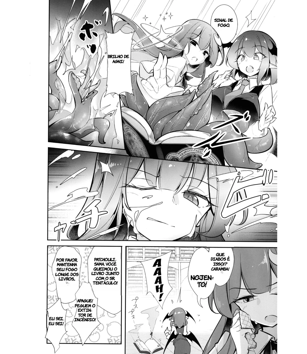 (C105) [Fumituki (Fumituki, Erotuki)] Innyuu Majo ~Maryoku Milk Server Patchouli Knowledge~ | Magic Milk Dispenser ♡ The Magician With Obscene Breasts Patchouli Knowledge (Touhou Project) (TR-06) [Portuguese-BR] 图片编号 4