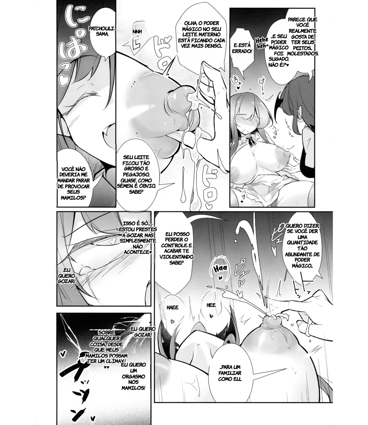 (C105) [Fumituki (Fumituki, Erotuki)] Innyuu Majo ~Maryoku Milk Server Patchouli Knowledge~ | Magic Milk Dispenser ♡ The Magician With Obscene Breasts Patchouli Knowledge (Touhou Project) (TR-06) [Portuguese-BR] 图片编号 18