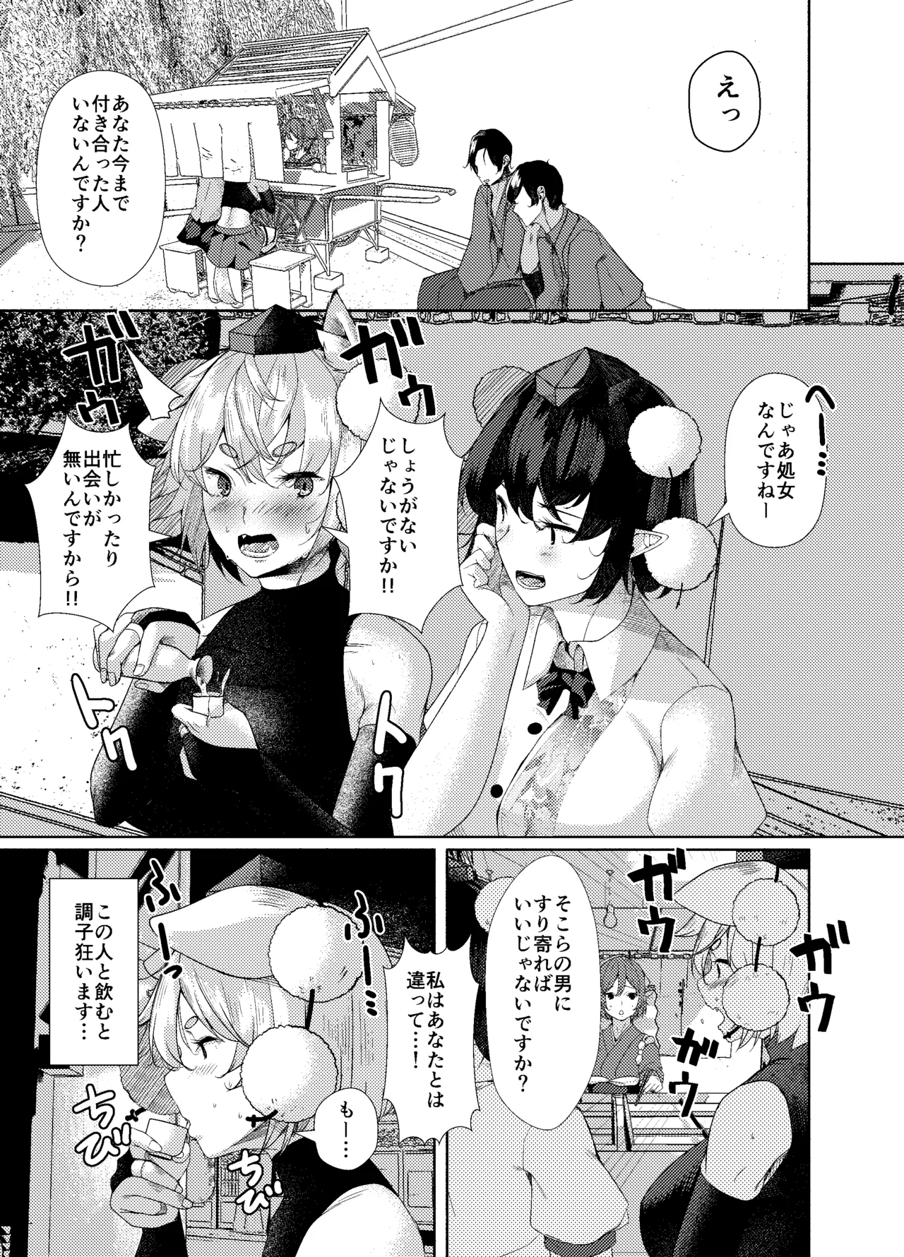(Kouroumu 5) [ARIH (Hira Hira)] Ookami ga Inu ni Naru Made. (Touhou Project) [Digital] 图片编号 3