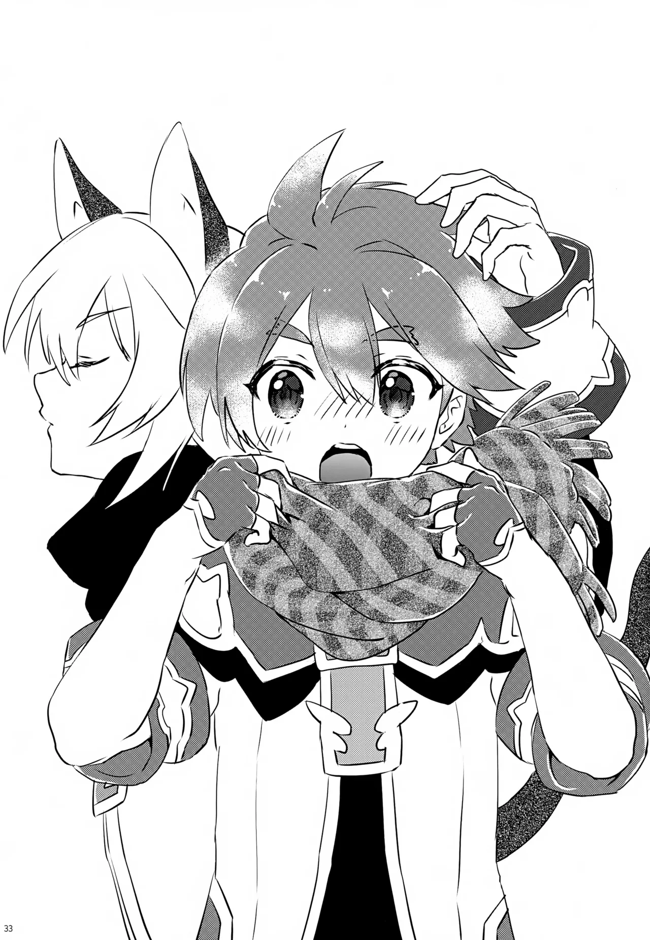 (C107) 《好感度200%的弟子卖乖求爱让我超困扰！（弹出故事）》 画像番号 33