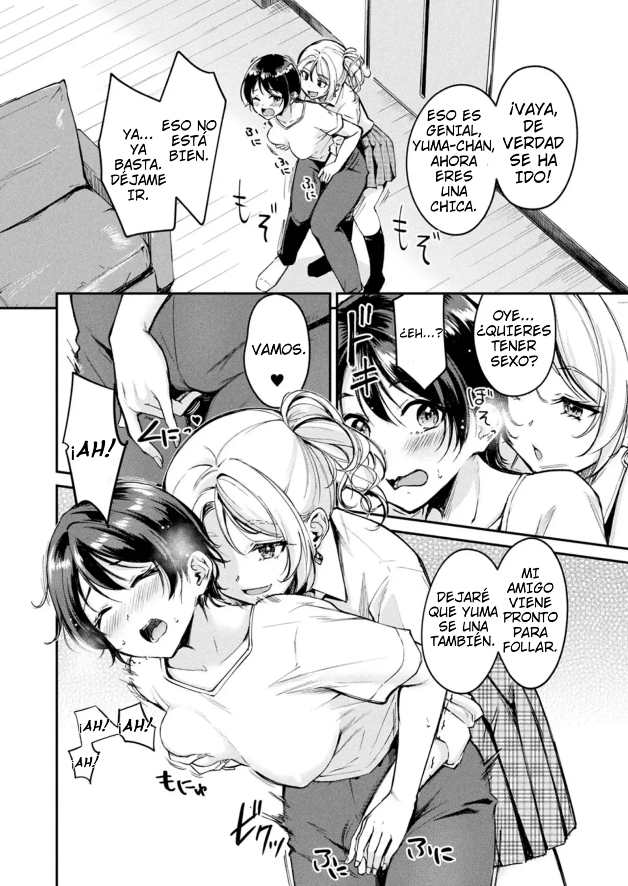 [Regdic] TS Goods Panic ~Iritani Kyoudai no Baai~ | TS Goods Panic ~The Case of the Iritani Siblings~ [Spanish] [TF Scans] изображение № 10