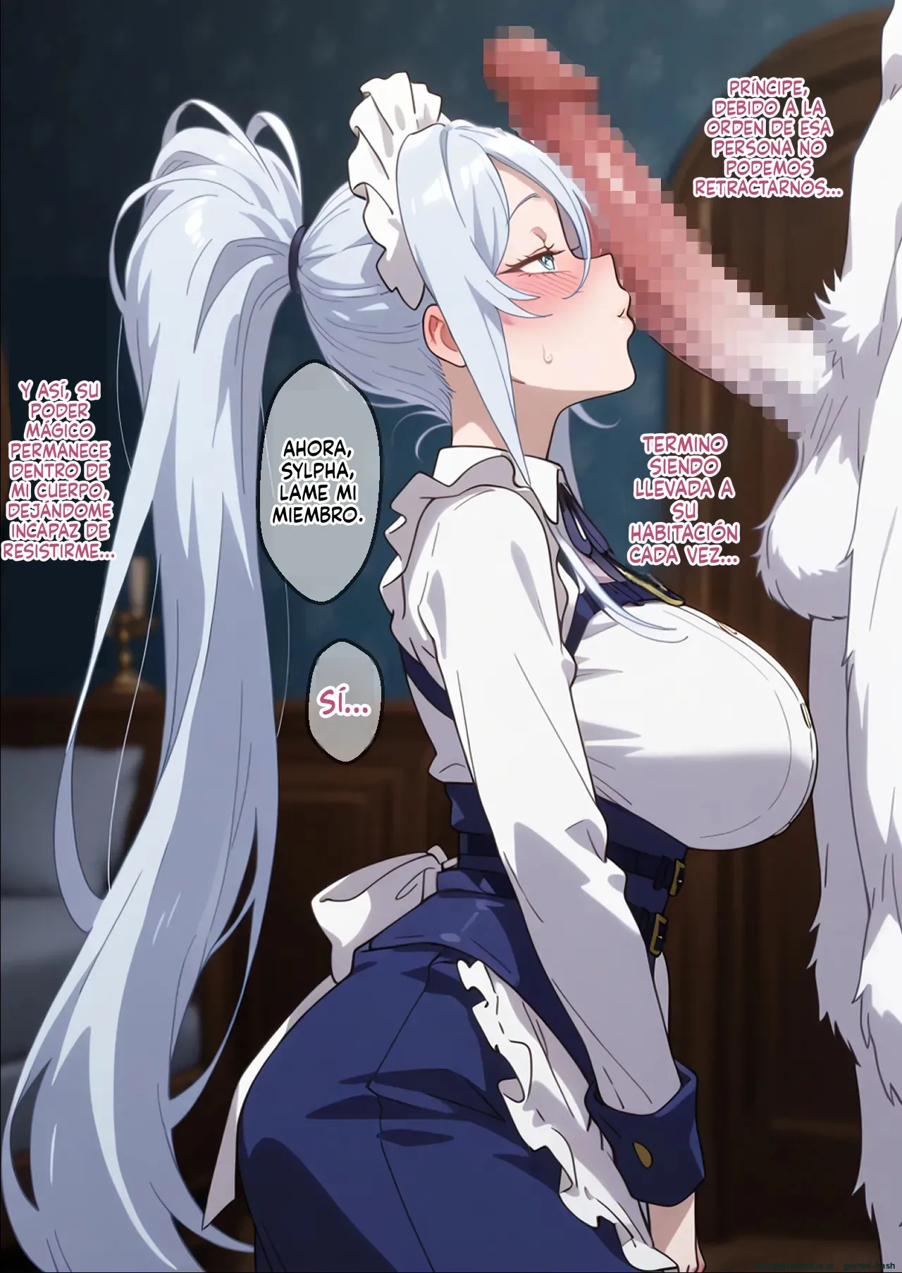 Majin ni haiboku shita onna-tachi wa mesu ochi shite fukujuu o chikaimasu (Spanish) MTL 图片编号 36