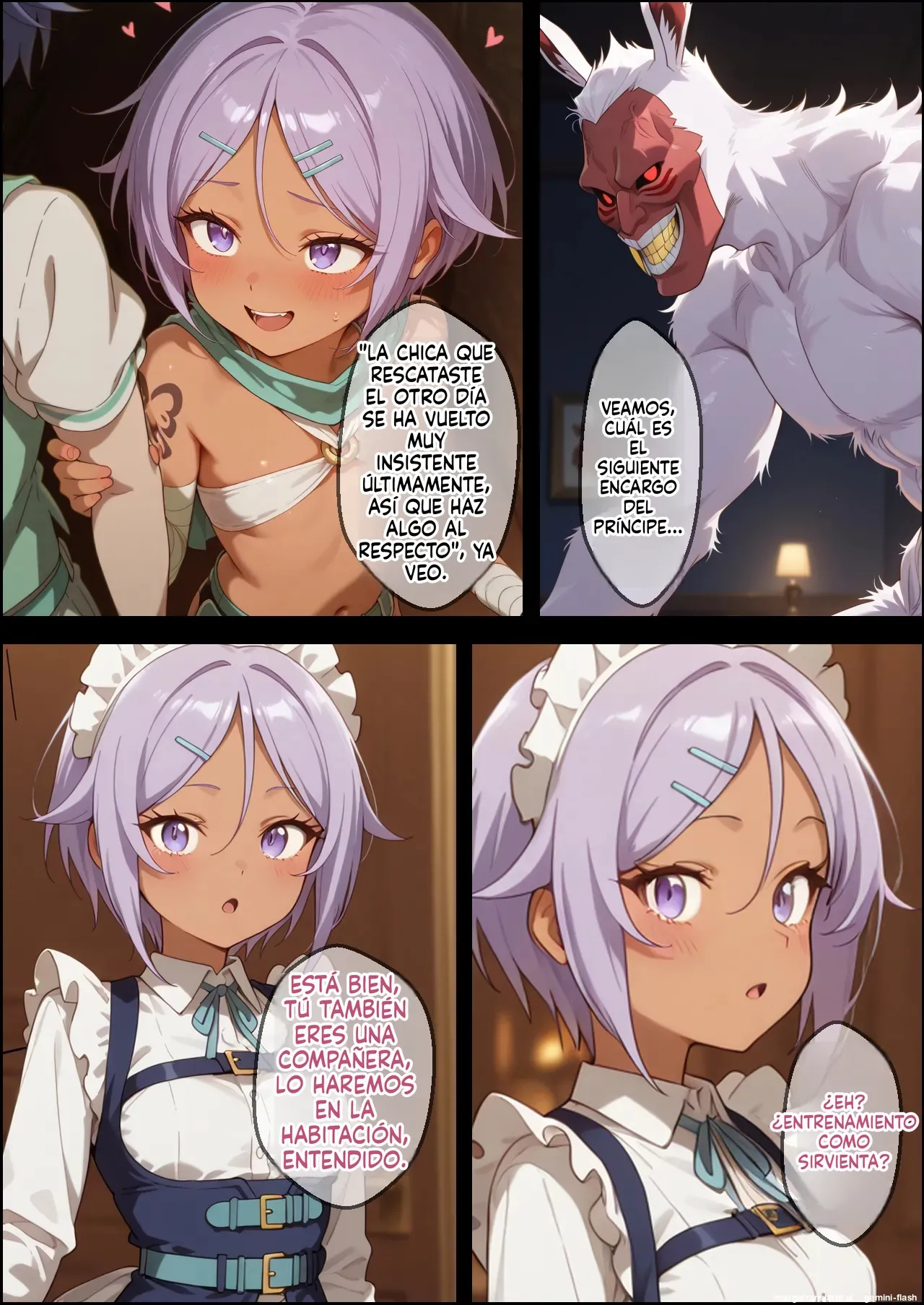 Majin ni haiboku shita onna-tachi wa mesu ochi shite fukujuu o chikaimasu (Spanish) MTL 图片编号 53