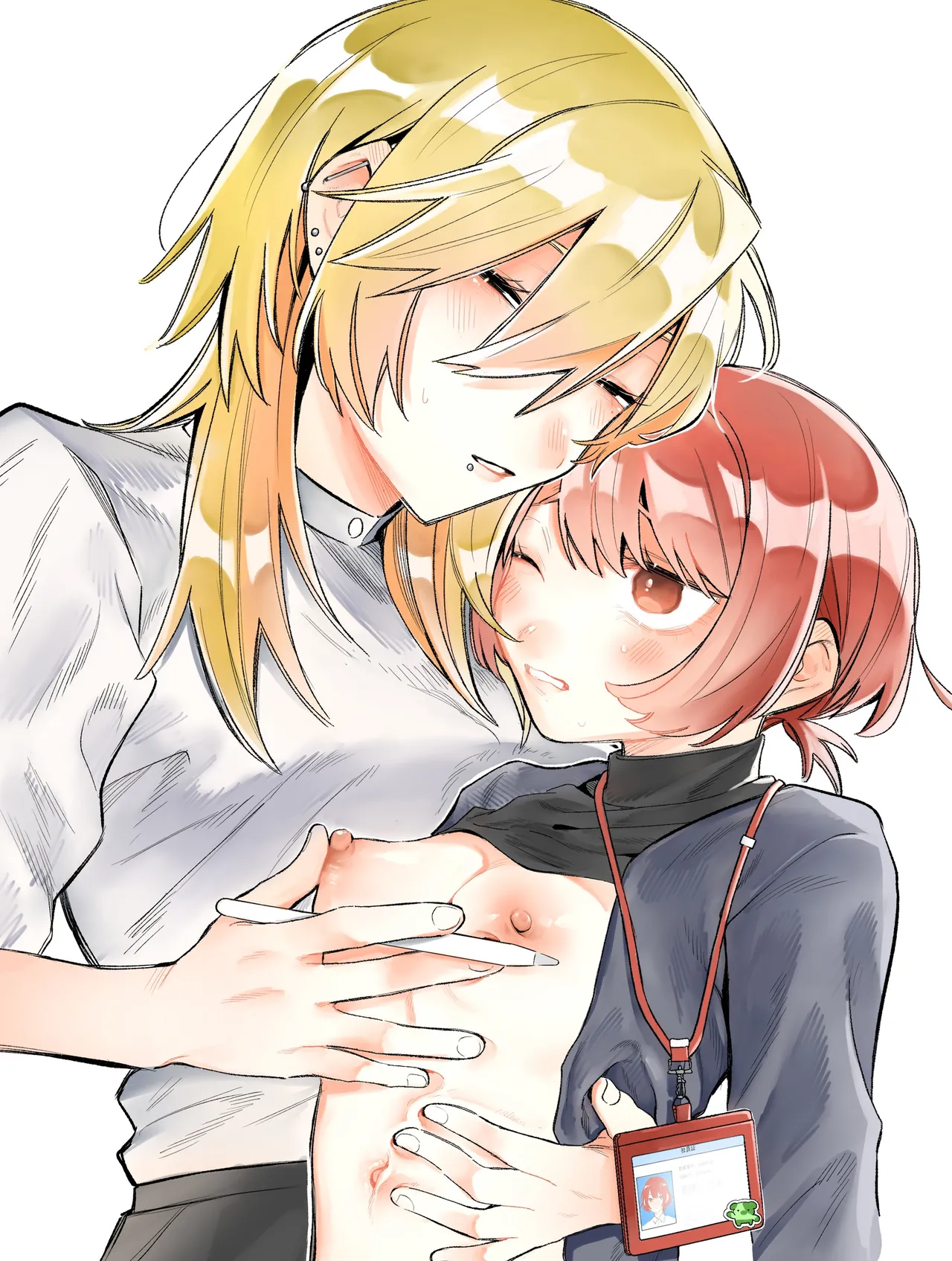 [Dozuke Taira Yuri Teikoku (Suzuo)] Urekko Mangaka-san to Shigodeki Henshuu-san | Popular Manga Artist and Work Adept Editor [English] [Kusanuu] 2eme image