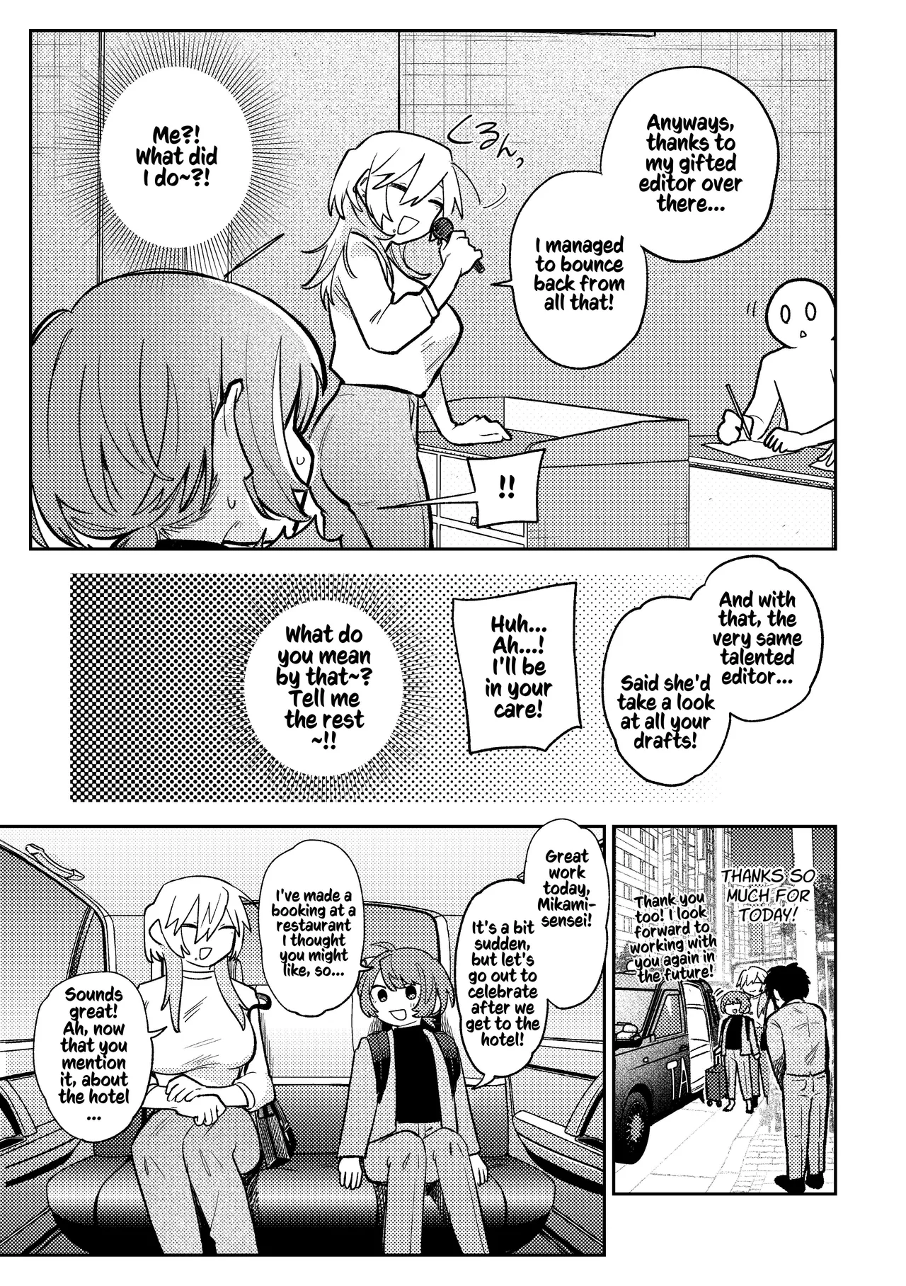 [Dozuke Taira Yuri Teikoku (Suzuo)] Urekko Mangaka-san to Shigodeki Henshuu-san | Popular Manga Artist and Work Adept Editor [English] [Kusanuu] 9eme image