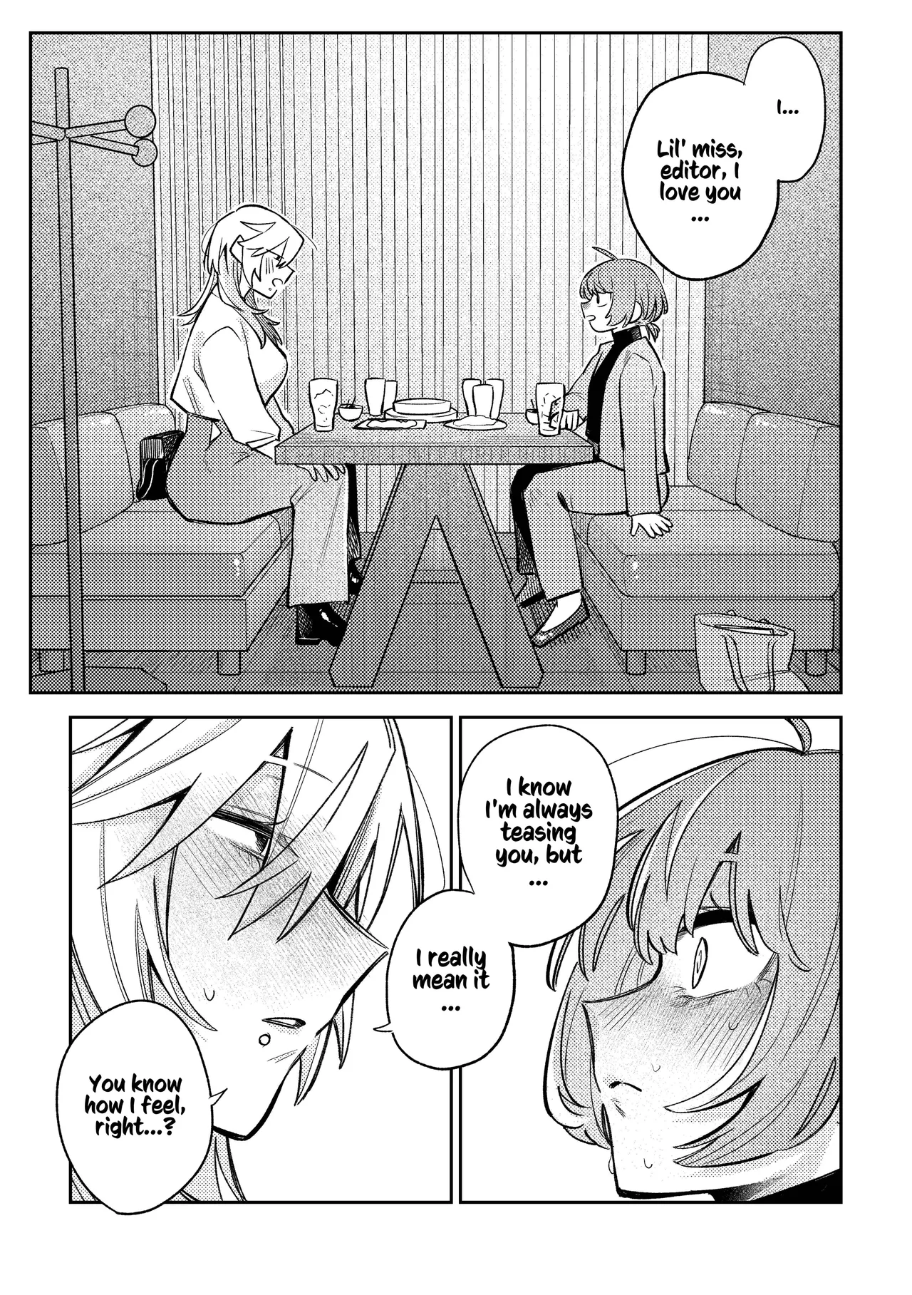 [Dozuke Taira Yuri Teikoku (Suzuo)] Urekko Mangaka-san to Shigodeki Henshuu-san | Popular Manga Artist and Work Adept Editor [English] [Kusanuu] 17eme image