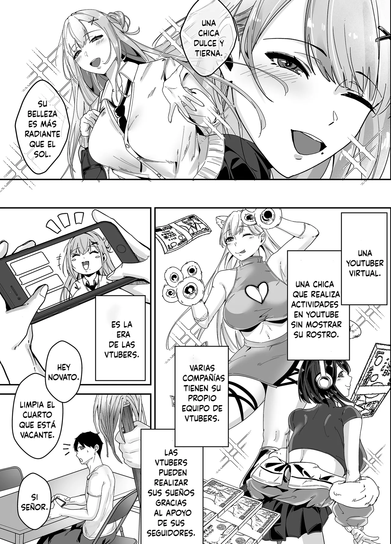 [Akutamaru] Oshi no haishin-sha no shōtai ga rinjin no `kyonyū chijo' de, shibori tsukusa reru hanashi [Spanish] 画像番号 4