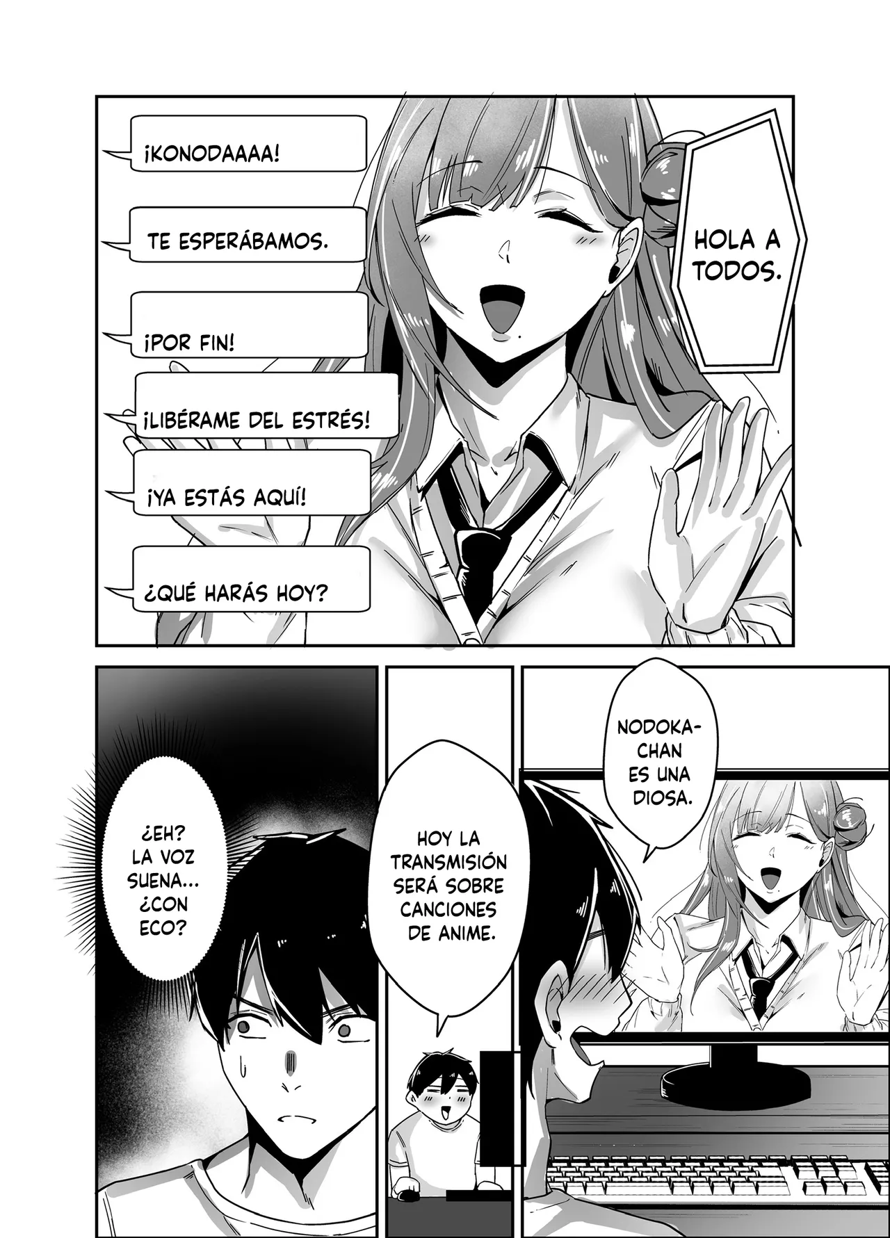 [Akutamaru] Oshi no haishin-sha no shōtai ga rinjin no `kyonyū chijo' de, shibori tsukusa reru hanashi [Spanish] 画像番号 7