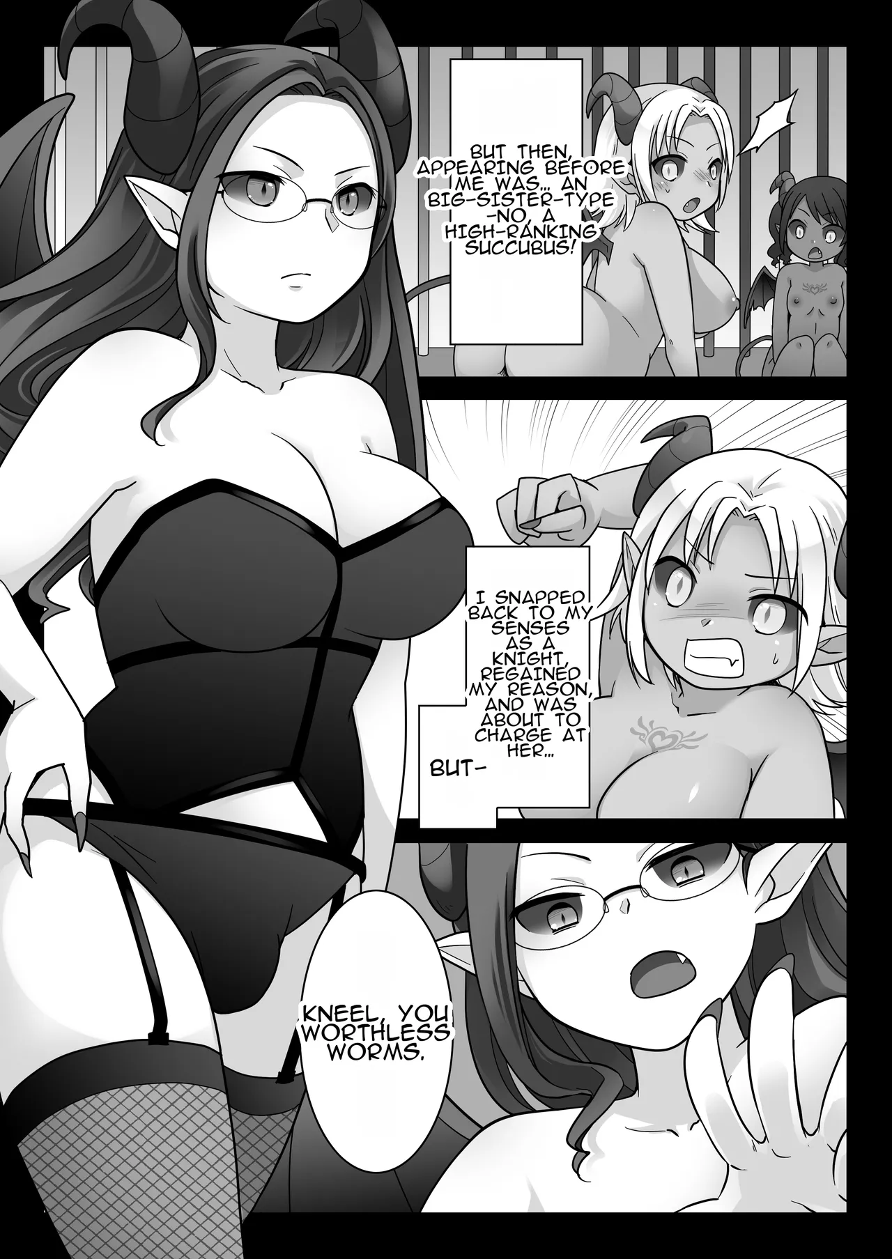 [Zakuro Saihouten(Kuratsuka Riko)] Elite Kishi no Daraku TS ~ Otoko ni Modoretanoni Futatabi TS Sakyubasu Ochi Shichau Kishi-sama ~ | The Fallen Elite Knight: TS ~The Knight Who Returned to Being a Man, Only to Fall Again as a TS Succubus~ изображение № 11