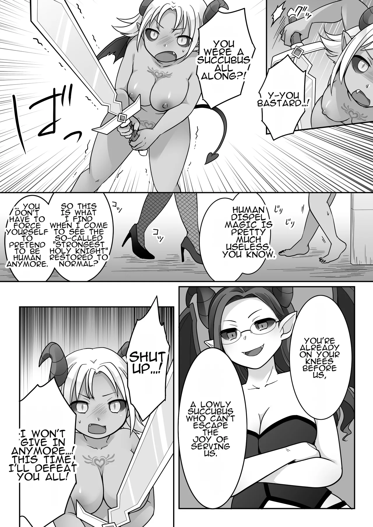 [Zakuro Saihouten(Kuratsuka Riko)] Elite Kishi no Daraku TS ~ Otoko ni Modoretanoni Futatabi TS Sakyubasu Ochi Shichau Kishi-sama ~ | The Fallen Elite Knight: TS ~The Knight Who Returned to Being a Man, Only to Fall Again as a TS Succubus~ изображение № 28