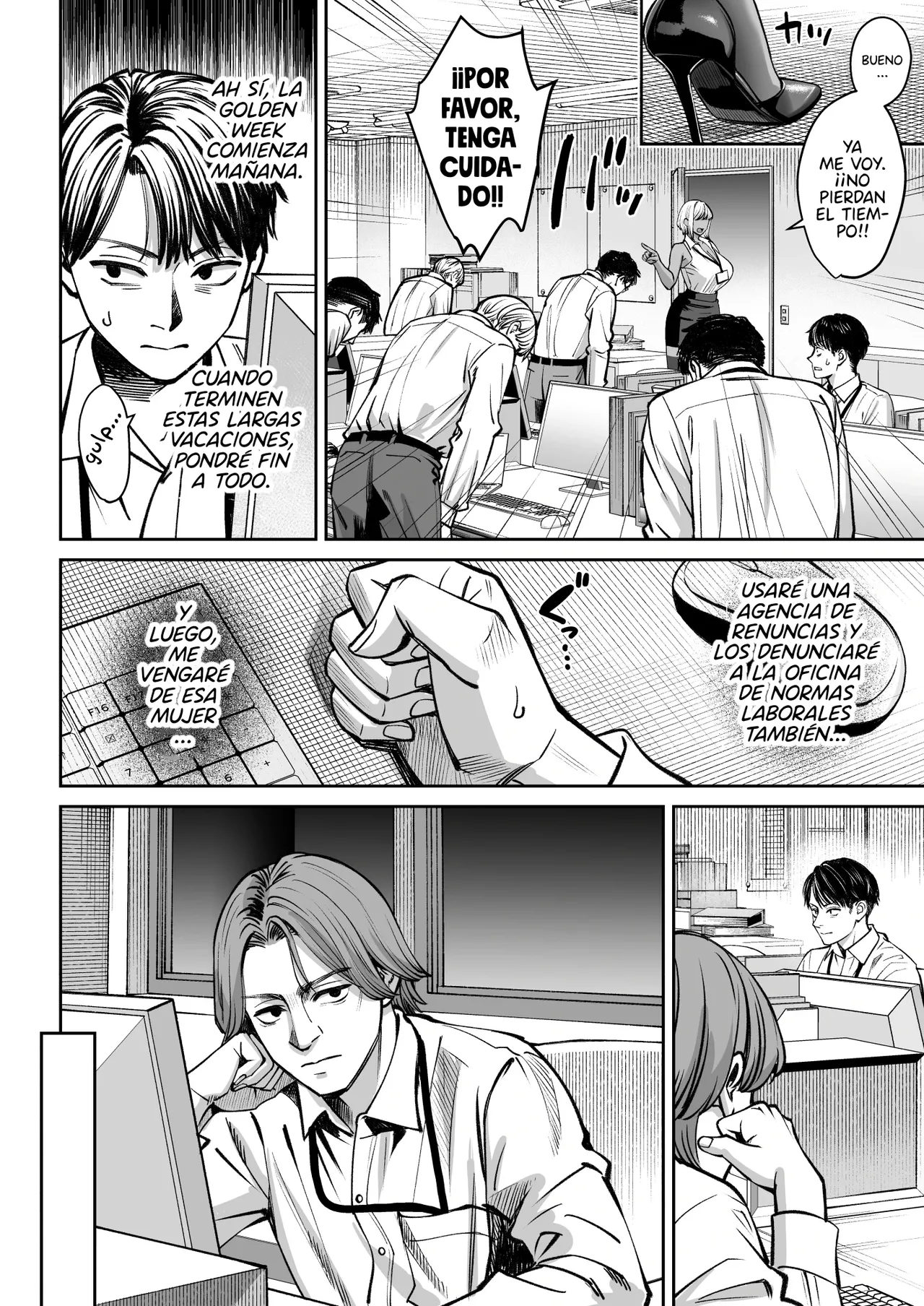 [Oshima Aki] Black Kigyou no Kamin Shitsu ga Yari Beya ni Natteta Hanashi [Spanish] [MandaloAsiNoma] [Digital] imagen número 9