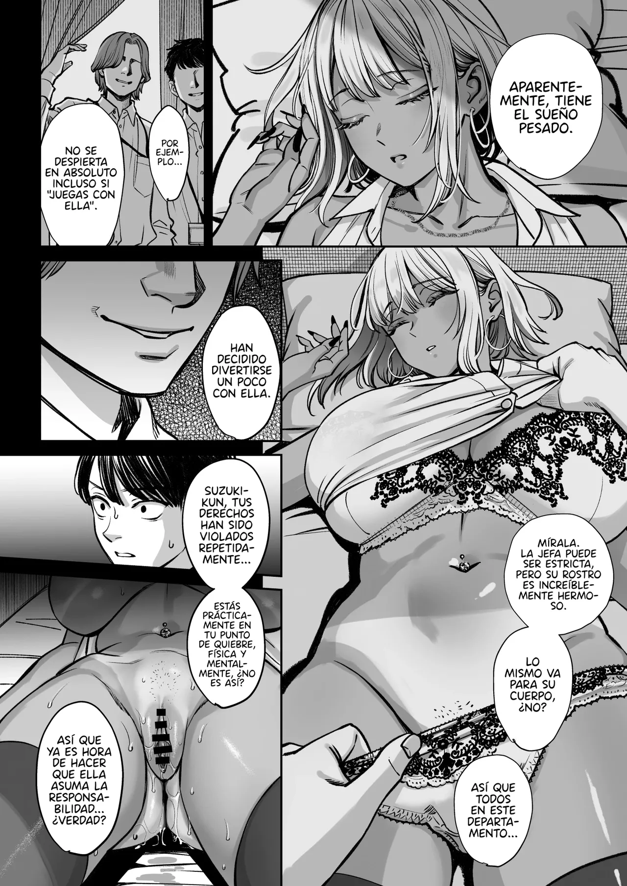 [Oshima Aki] Black Kigyou no Kamin Shitsu ga Yari Beya ni Natteta Hanashi [Spanish] [MandaloAsiNoma] [Digital] imagen número 21