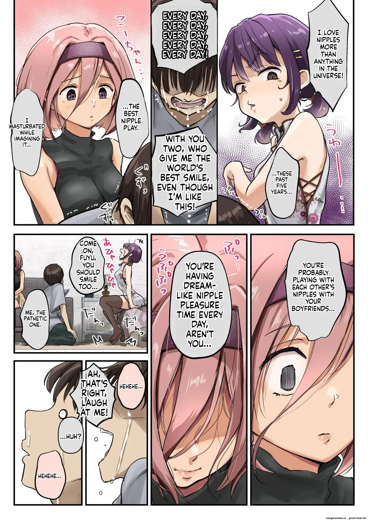 [Takotokite] Chikutomo dattara Uwaki ja Nai!! | If it’s just ‘Nipple Friend,’ then it’s not cheating!! [English] [MTL] 14eme image