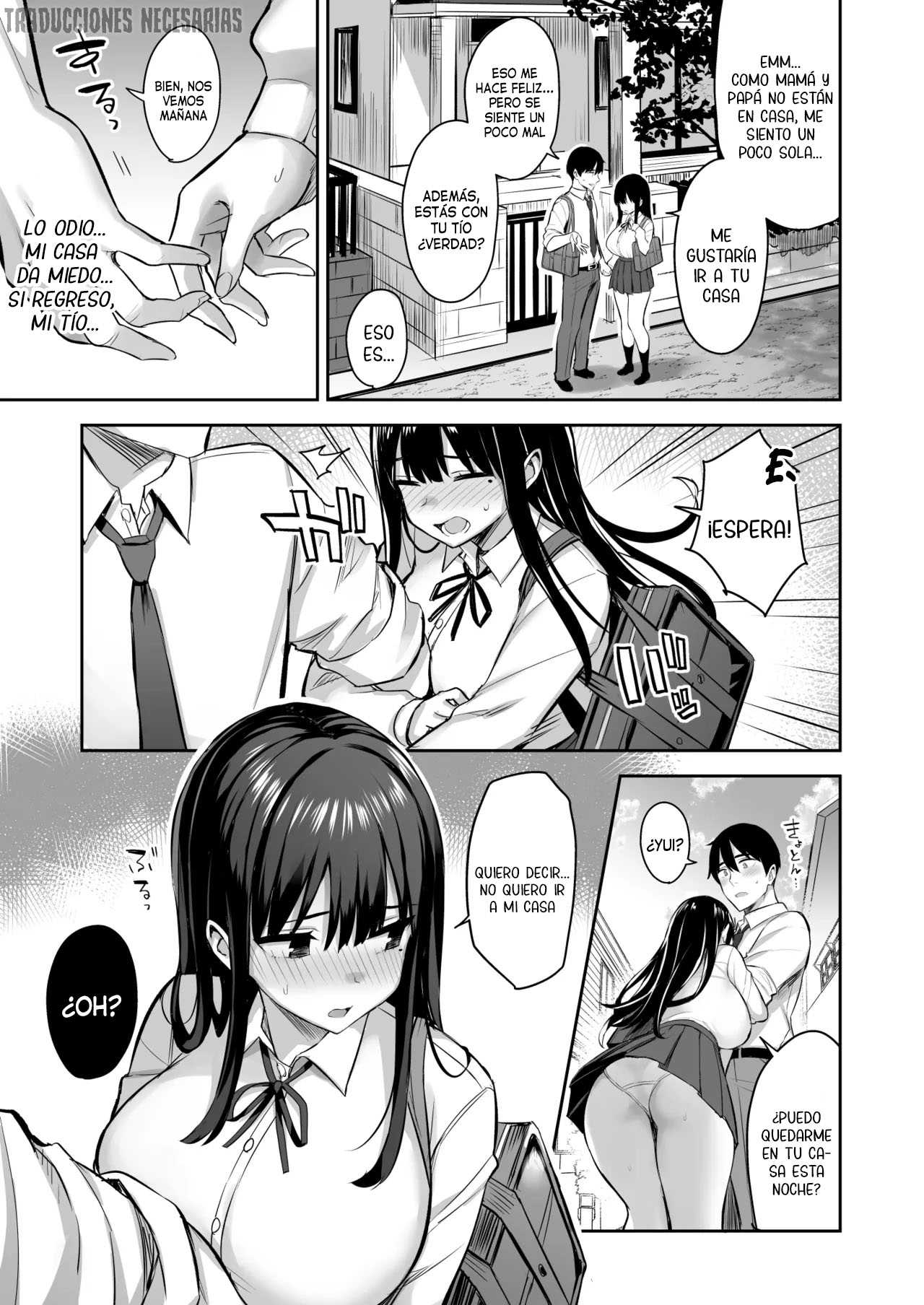 [Doushoku (Ichinomiya Yuu)] Kareshi Mochi no Mei wa Shinjiteta Oji-san ni Okasareru - La sobrina que tiene novio fue engañada por el tío en quien confiaba [Español] [Traducciones necesarias] [Digital] 图片编号 22