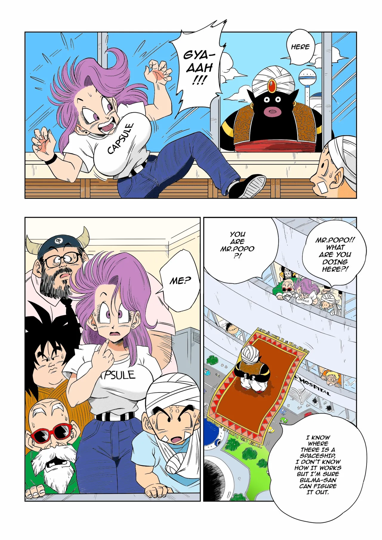[Yamamoto(Yamamoto)]  Dagon Ball Bulma meets Mr popo manga colors[colorized] [Decensored] 图片编号 2