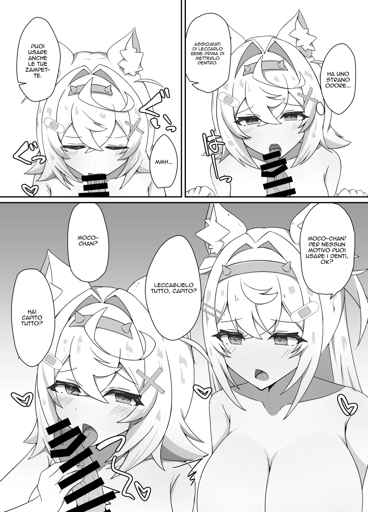 [Daiba Chaya] I'M NOT A BACKSEATER. I'M THE SUPERVISOR! | Non sono una spettatrice. Sono io a Dirigere! (Fuwawa Abyssgard, Mococo Abyssgard) [Italian] [Digital] [AtelierNoMana] изображение № 9