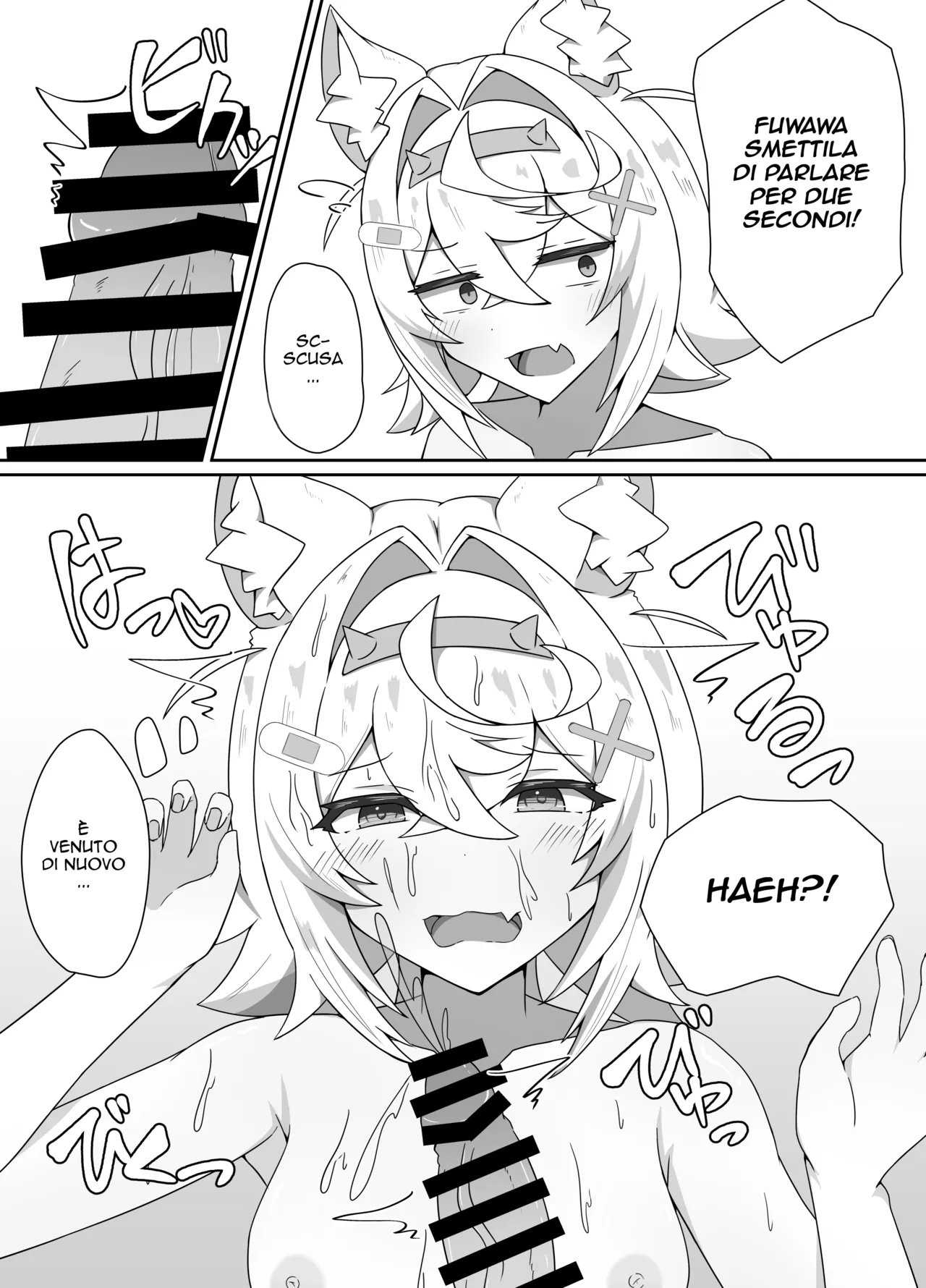 [Daiba Chaya] I'M NOT A BACKSEATER. I'M THE SUPERVISOR! | Non sono una spettatrice. Sono io a Dirigere! (Fuwawa Abyssgard, Mococo Abyssgard) [Italian] [Digital] [AtelierNoMana] изображение № 10