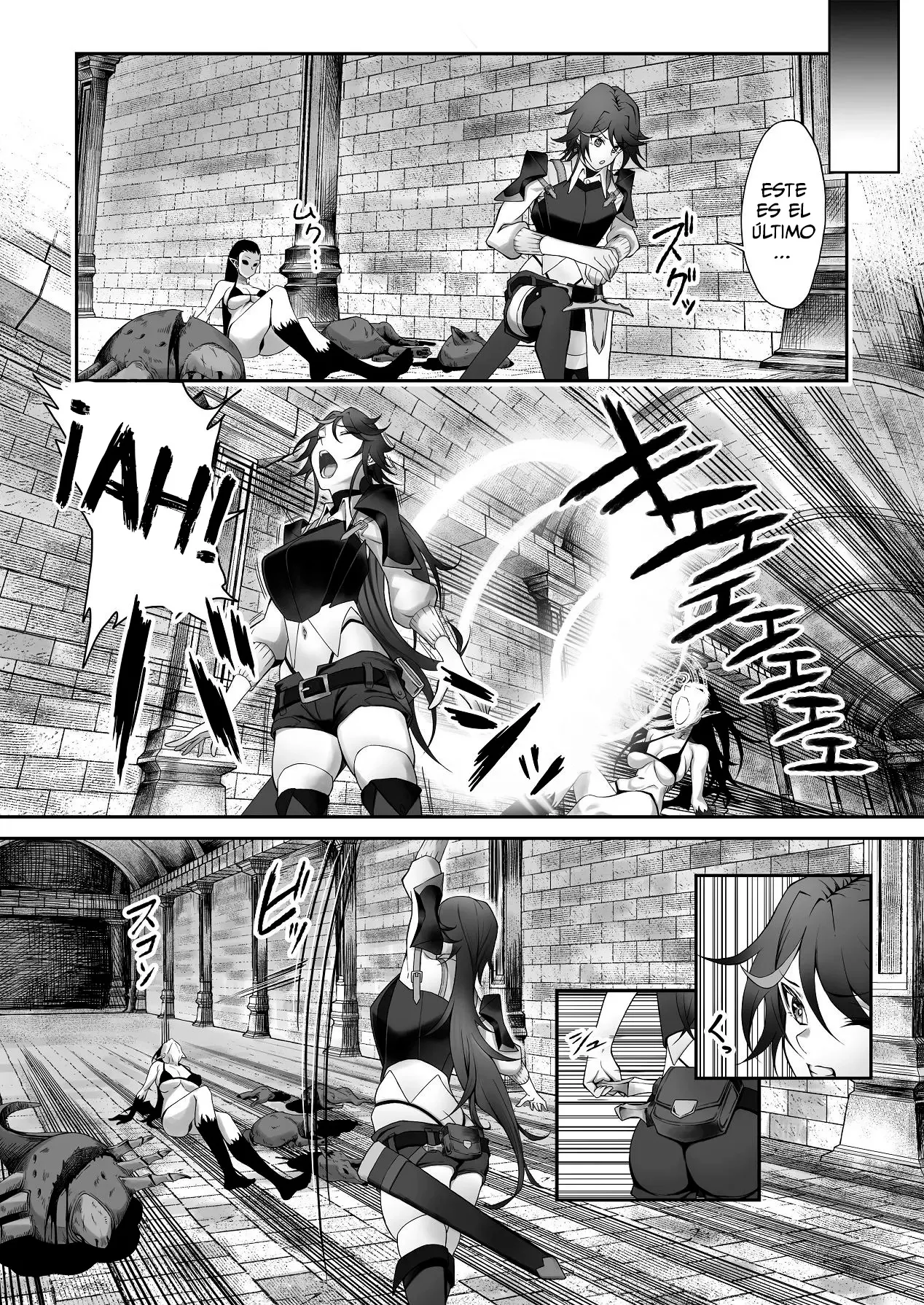 [Dekai Buki wa Roman (Tekkai Blade)] Inmon o Fuyo Sareta kara Goblin o Tsukatta Hanashi | La historia de cómo me pusieron una marca de lujuria y tuve que usar goblins debido a eso [Spanish] numero di immagine  7