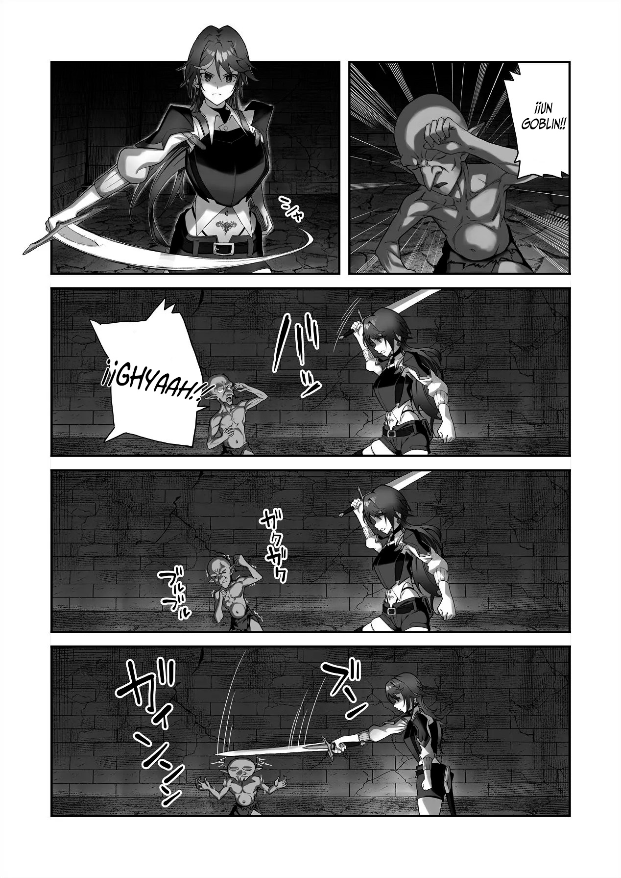 [Dekai Buki wa Roman (Tekkai Blade)] Inmon o Fuyo Sareta kara Goblin o Tsukatta Hanashi | La historia de cómo me pusieron una marca de lujuria y tuve que usar goblins debido a eso [Spanish] numero di immagine  10