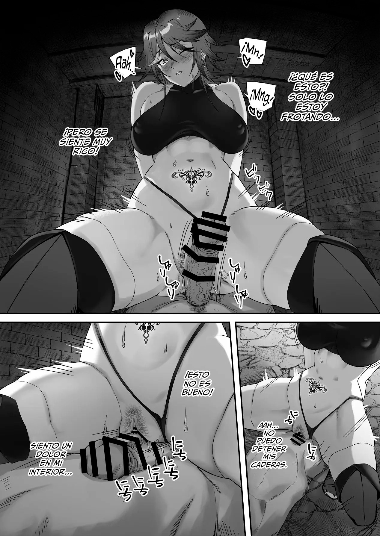 [Dekai Buki wa Roman (Tekkai Blade)] Inmon o Fuyo Sareta kara Goblin o Tsukatta Hanashi | La historia de cómo me pusieron una marca de lujuria y tuve que usar goblins debido a eso [Spanish] numero di immagine  23