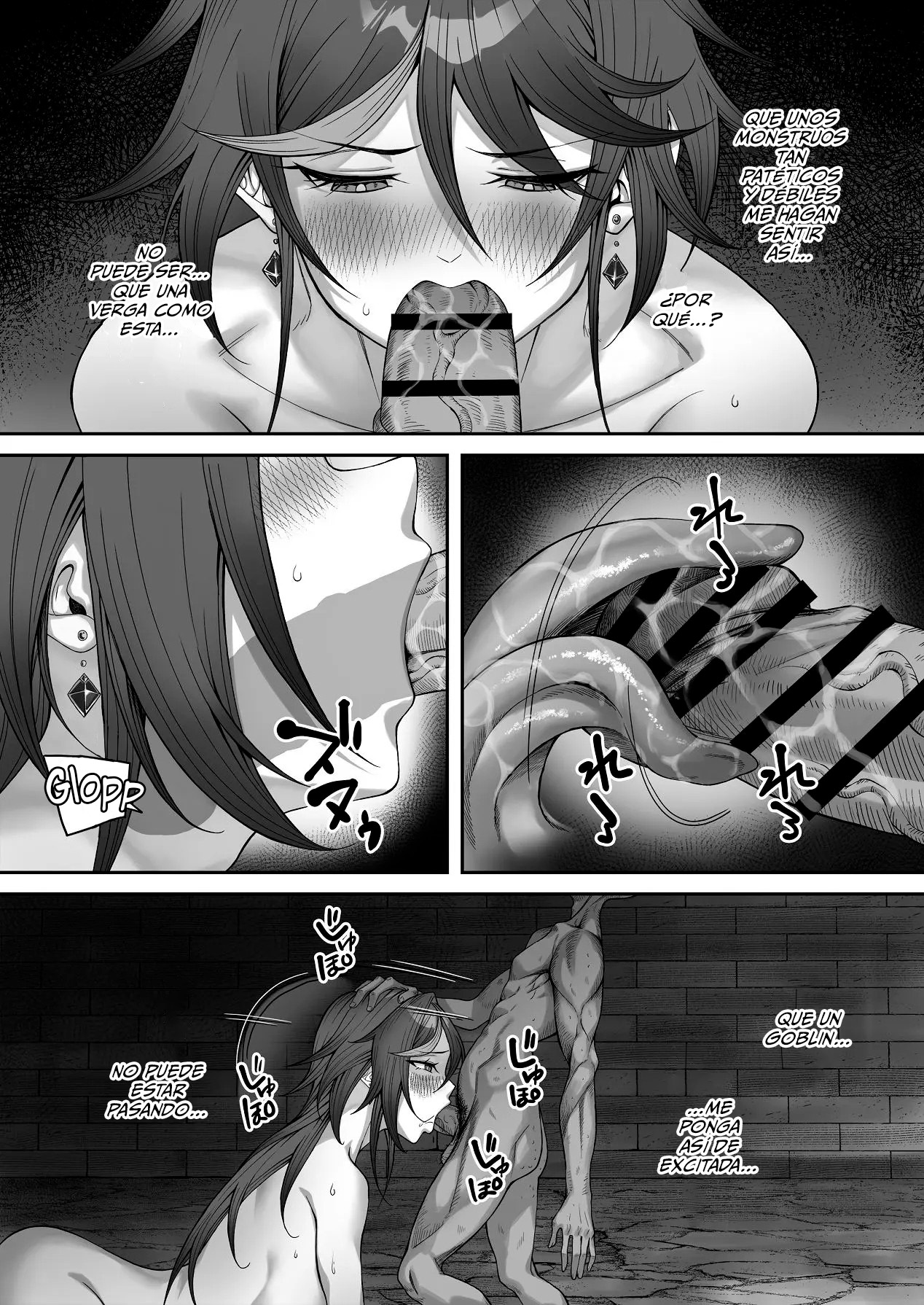 [Dekai Buki wa Roman (Tekkai Blade)] Inmon o Fuyo Sareta kara Goblin o Tsukatta Hanashi | La historia de cómo me pusieron una marca de lujuria y tuve que usar goblins debido a eso [Spanish] numero di immagine  45