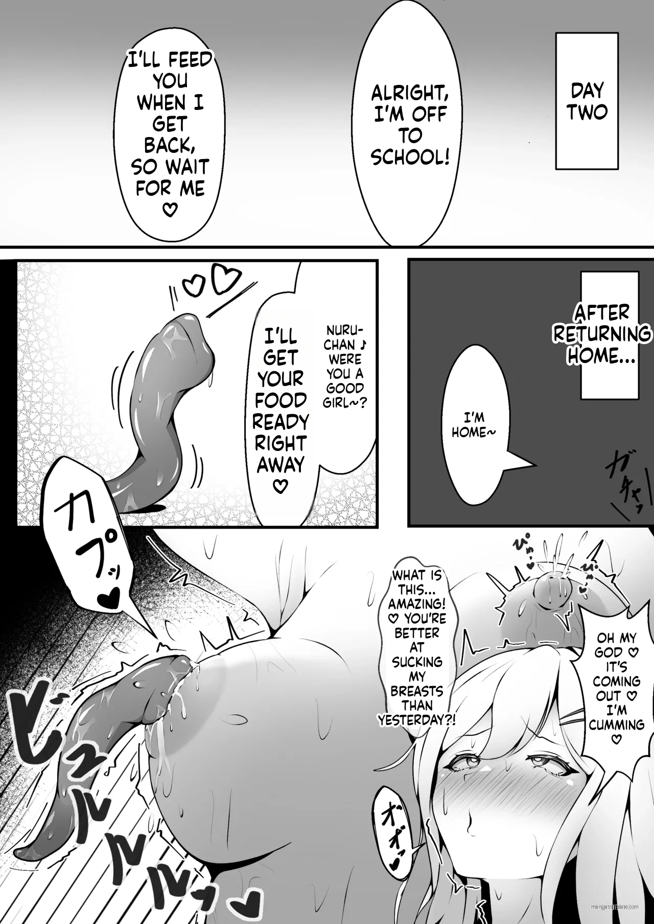 [Genkai Shoujo (Iruiru)] Oppai Milk de Shokushu wo Sodatetemita Kekka… [Digital] - English Machine Translated 12eme image