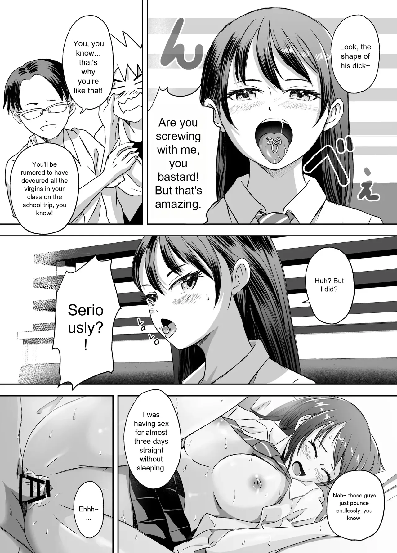 [Meganeko] The Story of How I Became a High School Girl Before the School Trip 이미지 번호 55